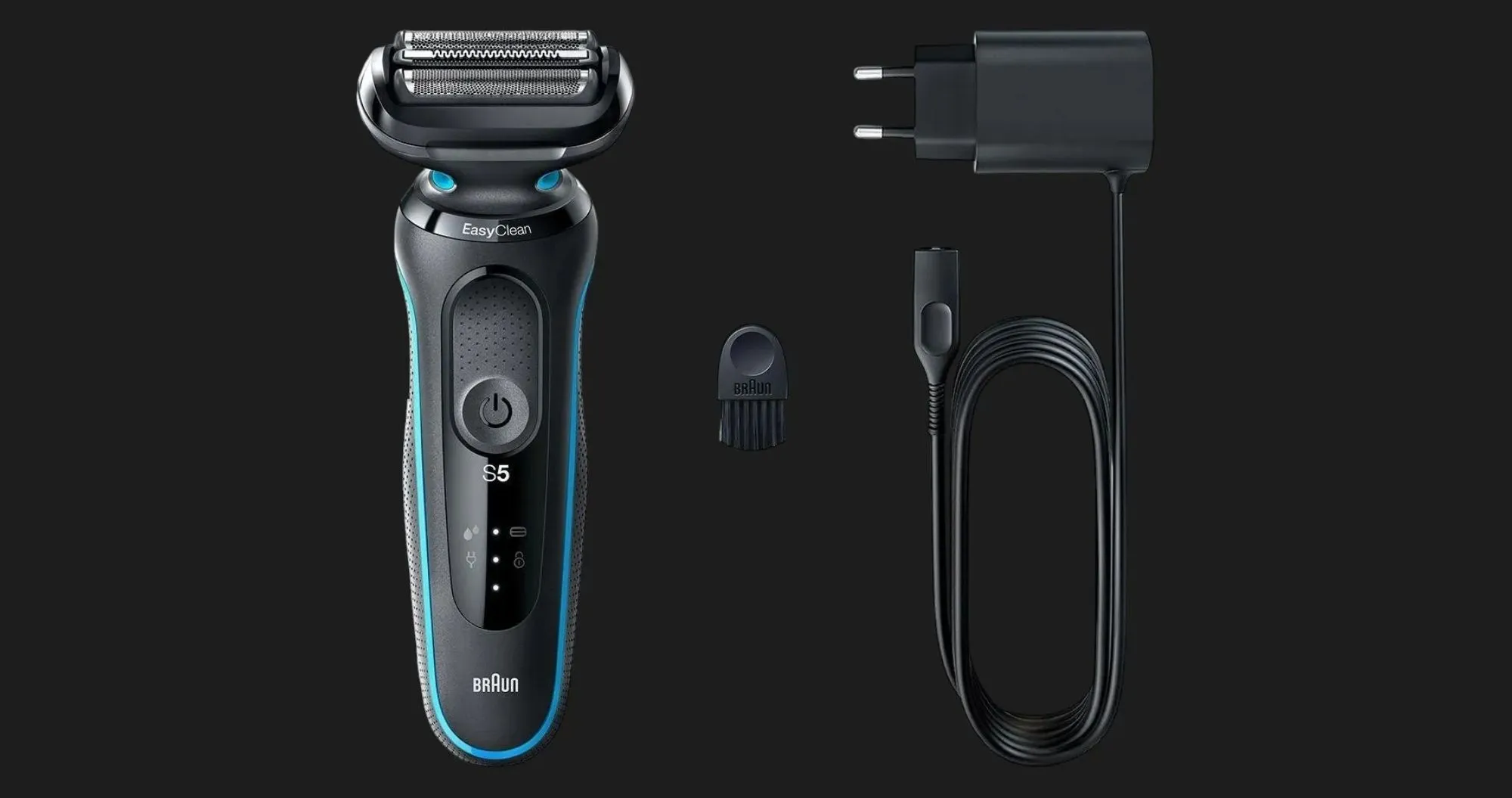 Електрична бритва BRAUN Series 5 Wet&Dry (51-M1000s) (Black/Mint)