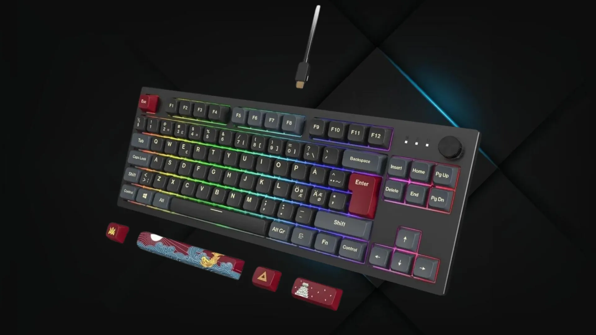 Клавіатура Montech MKey TKL Darkness Switch (Brown) (UA)