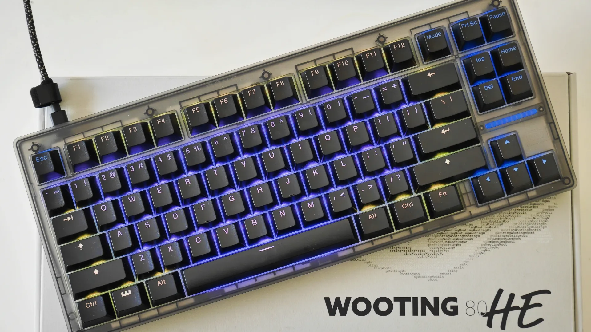 Клавіатура Wooting 80HE PCR (Ghost) (EU)