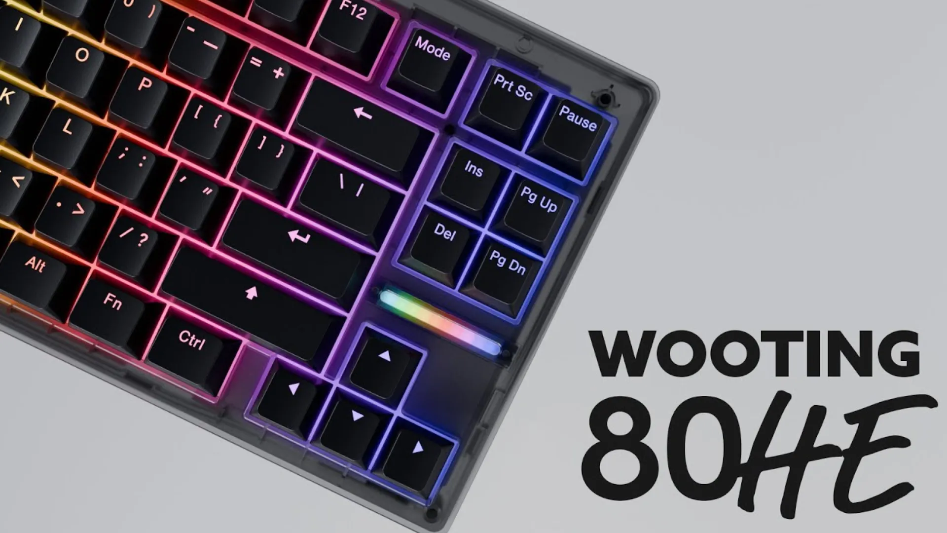 Клавіатура Wooting 80HE PCR (Ghost) (EU)