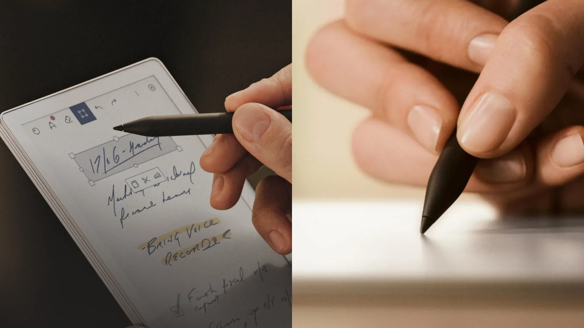 Pen for reMarkable Pro book Marker Plus (Black) (Standard)
