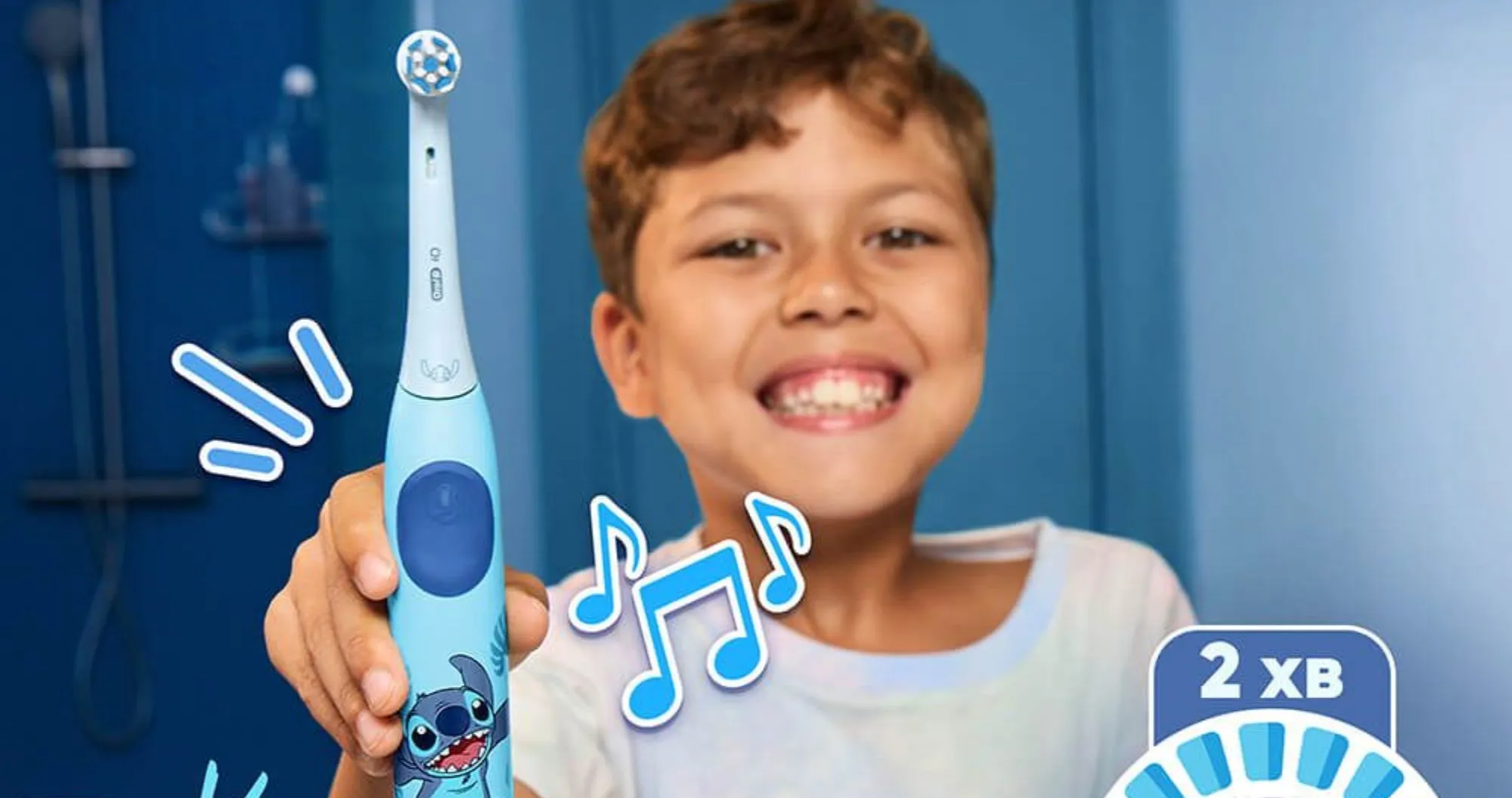 Зубна електрощітка Oral-B iO Kids Stitch (iOS2K.1I9.K) (Blue)