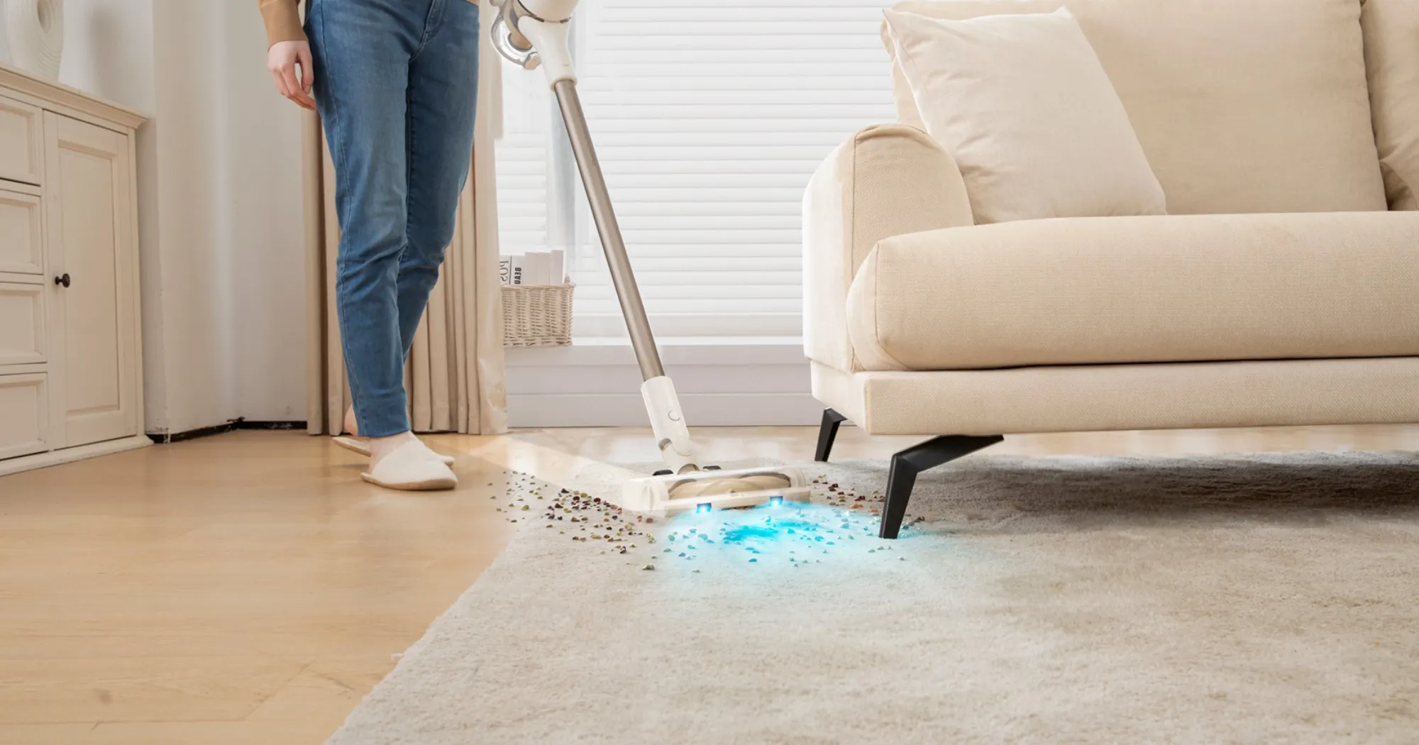 Акумуляторний пилосос Dreame R10s Aqua (White)