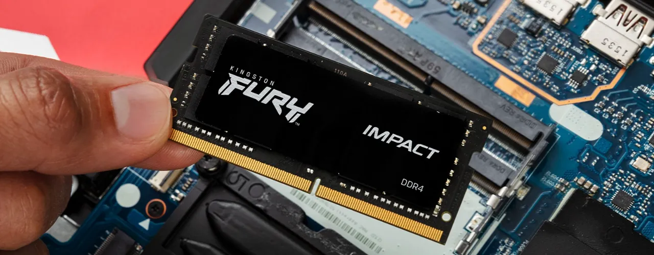 Оперативна памʼять Kingston Fury Impact SO-DIMM DDR4 16GB 1x16GB 3200MHz (KF432S20IB/16)