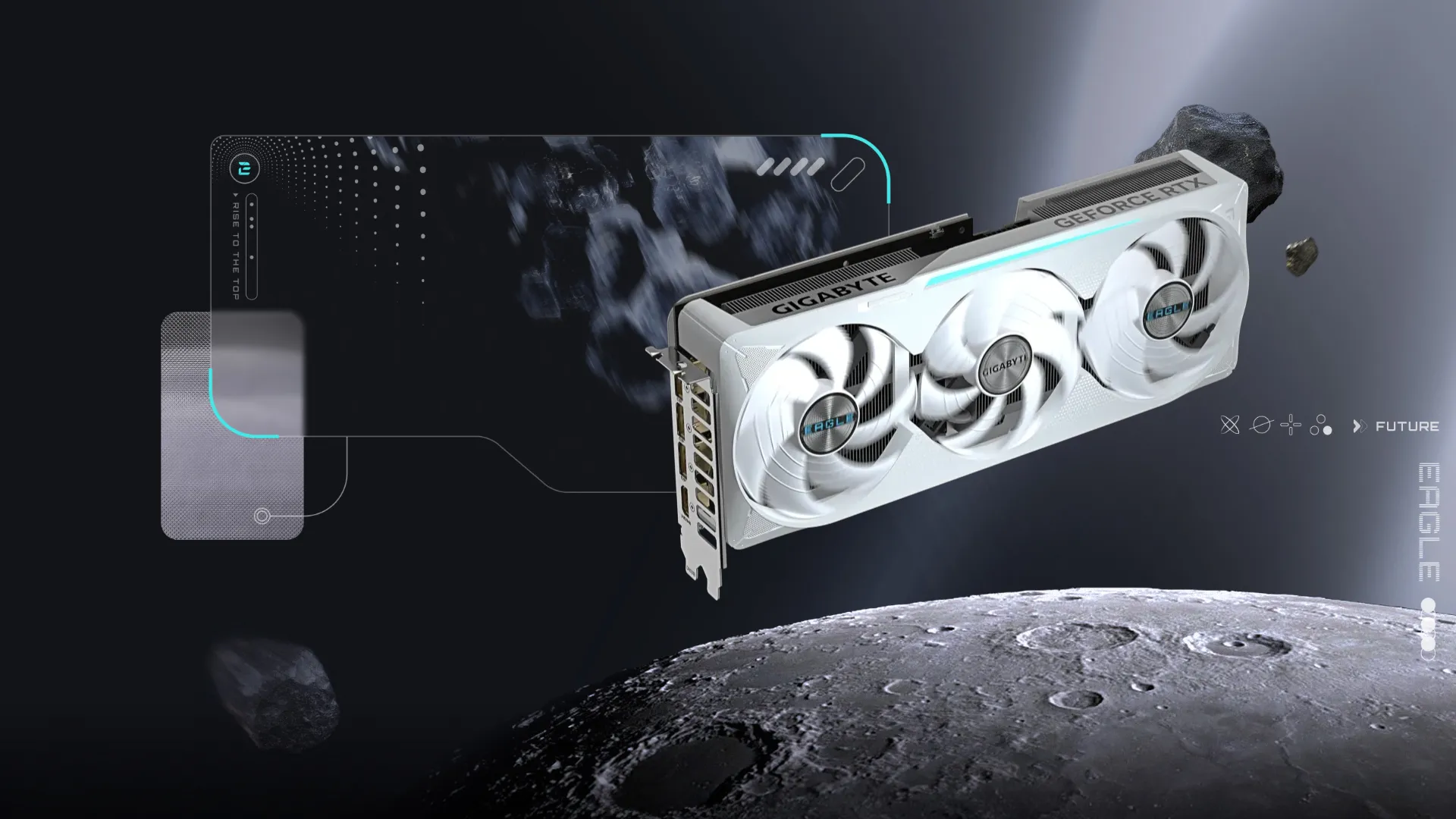Відеокарта GIGABYTE GeForce RTX 5070 EAGLE OC ICE SFF 12GB (GV-N5070EAGLEOC ICE-12GD)