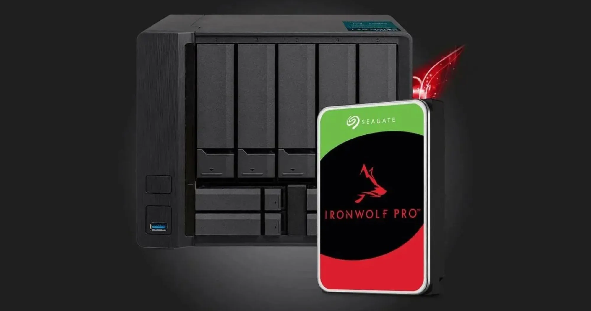 Жорсткий диск Seagate IronWolf Pro 16TB 3.5" 256MB 7200rpm (ST16000NT001)