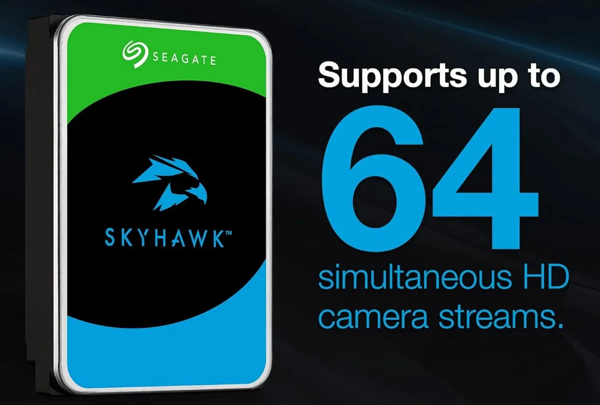 Жорсткий диск Seagate SkyHawk 10TB 3.5" 256MB 7200rpm (ST10000VE001)