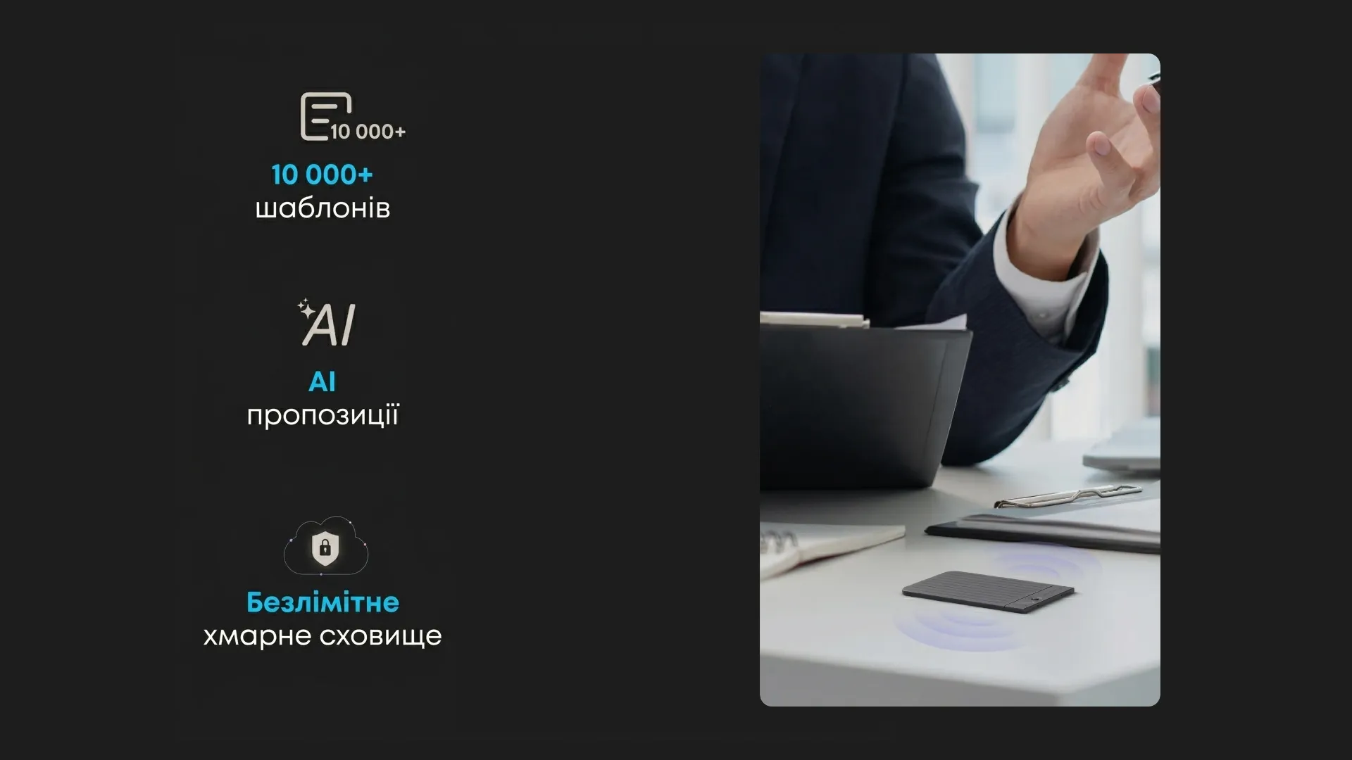 Цифровий диктофон PLAUD Note ChatGPT AI (Navy Blue) (NB-100-NB)
