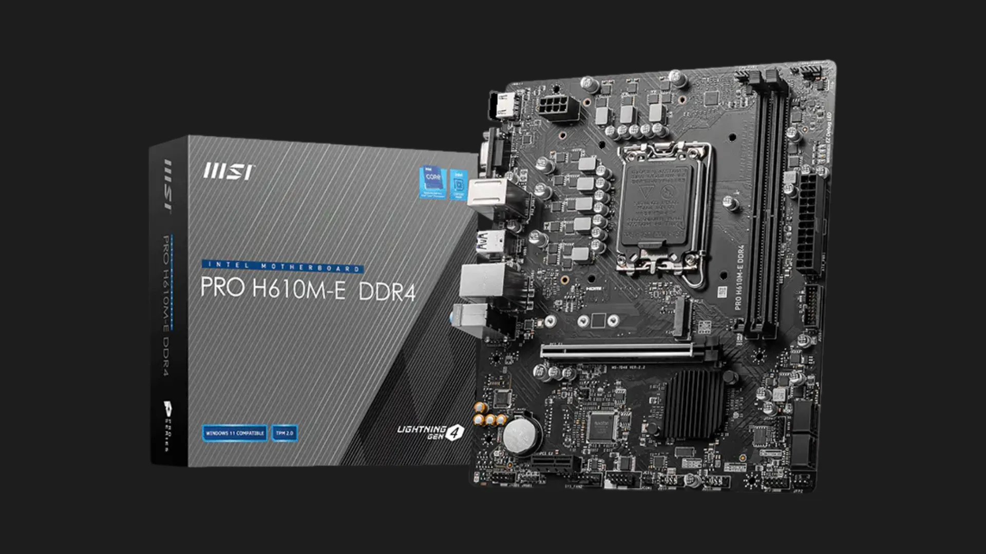 Материнська плата MSI PRO H610M-E DDR4 (PRO H610M-E DDR4)