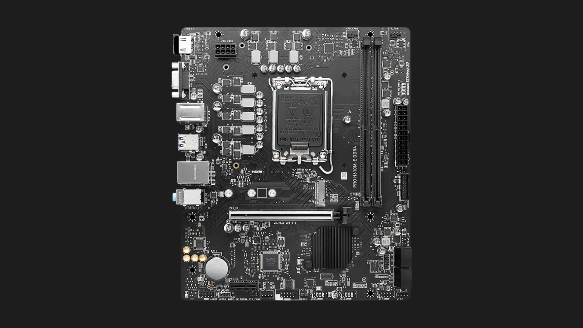 Материнська плата MSI PRO H610M-E DDR4 (PRO H610M-E DDR4)