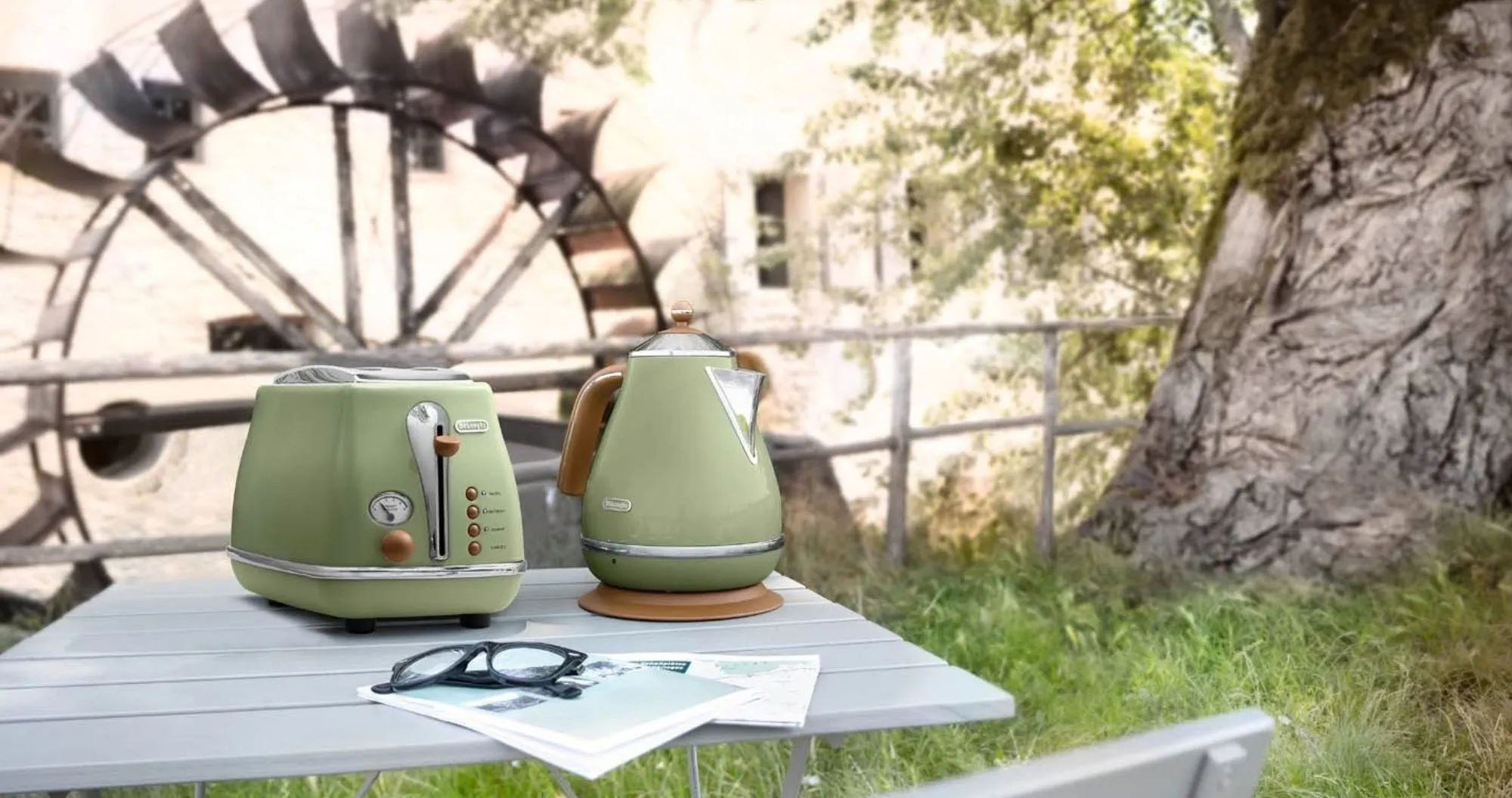 Тостер DeLonghi Icona Vintage (Olive)