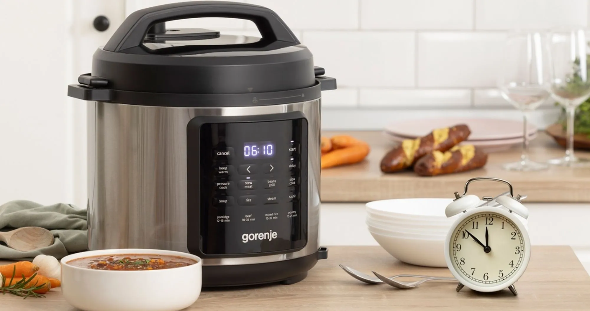 Мультиварка-скороварка Gorenje GMC6SBK