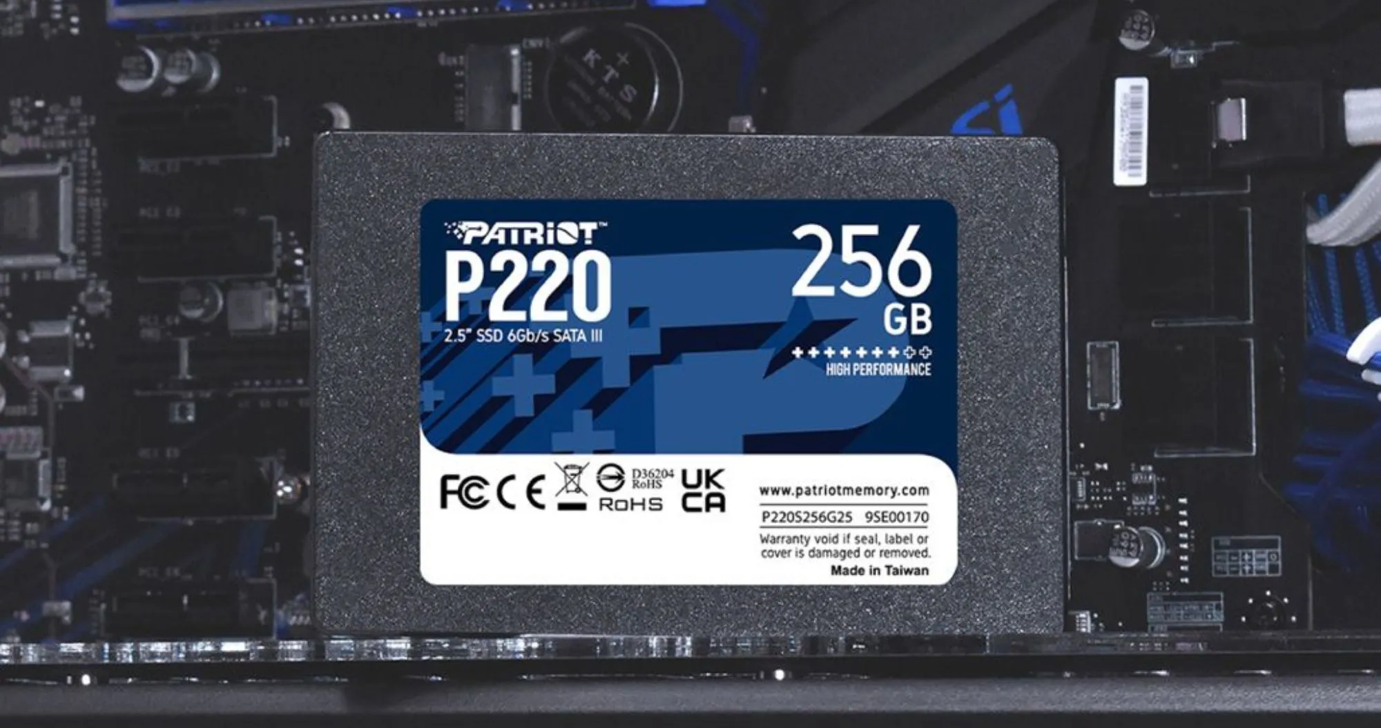 Накопичувач SSD Patriot P220 256GB SATA (P220S256G25)
