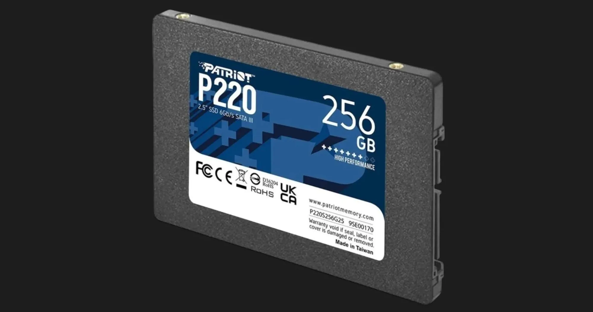 Накопичувач SSD Patriot P220 256GB SATA (P220S256G25)
