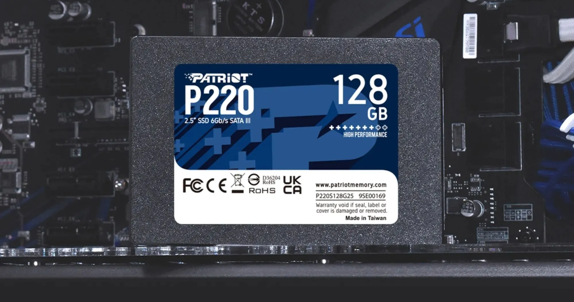 Накопичувач SSD Patriot P220 128GB SATA (P220S128G25)