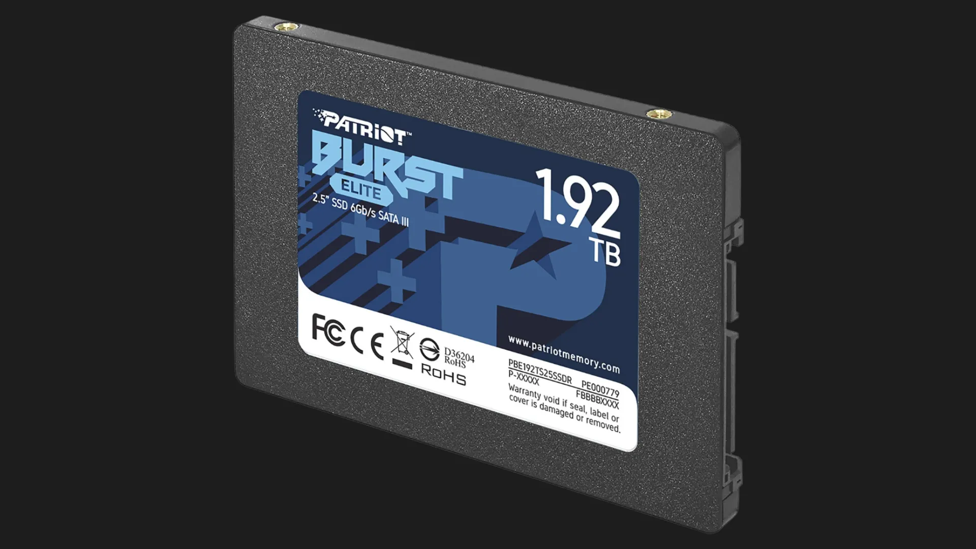 Накопичувач SSD Patriot Burst Elite 1.92TB SATA (PBE192TS25SSDR)