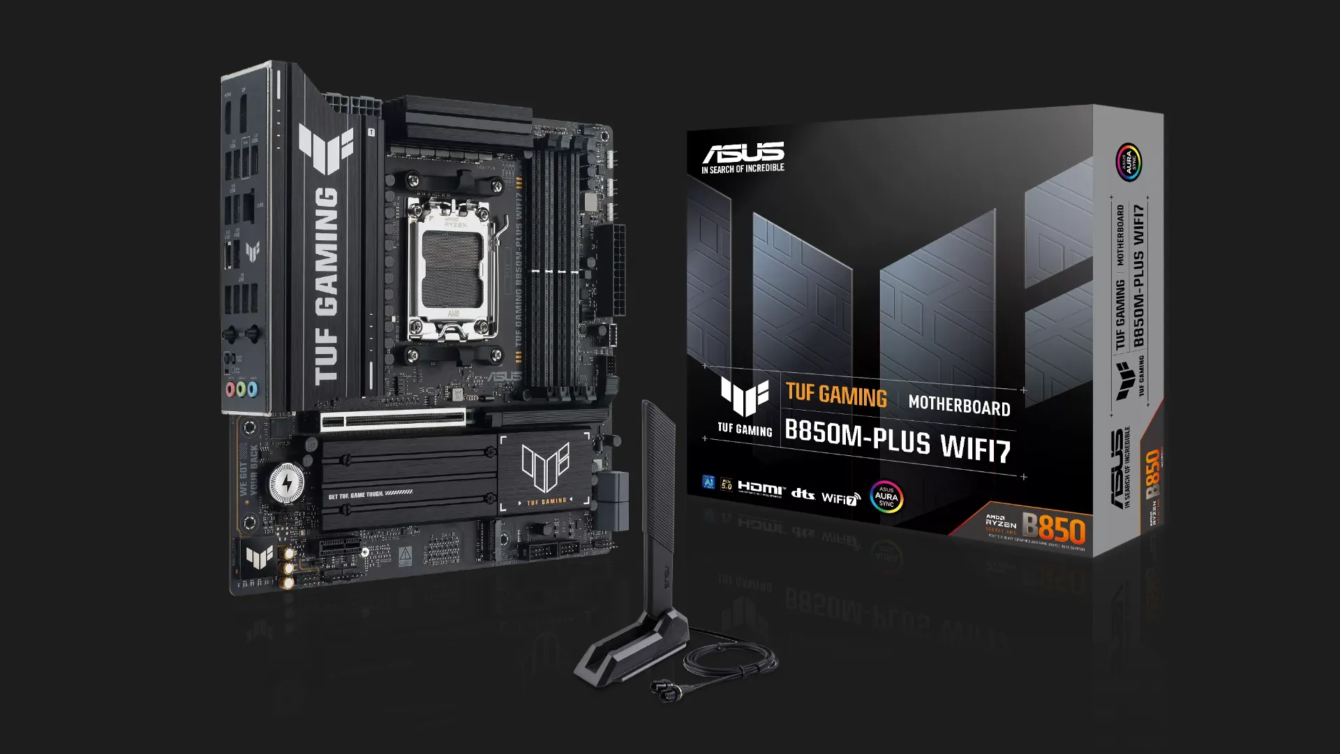 Материнська плата ASUS TUF GAMING B850M-PLUS WIFI7 (90MB1MU0-M0EAY0)