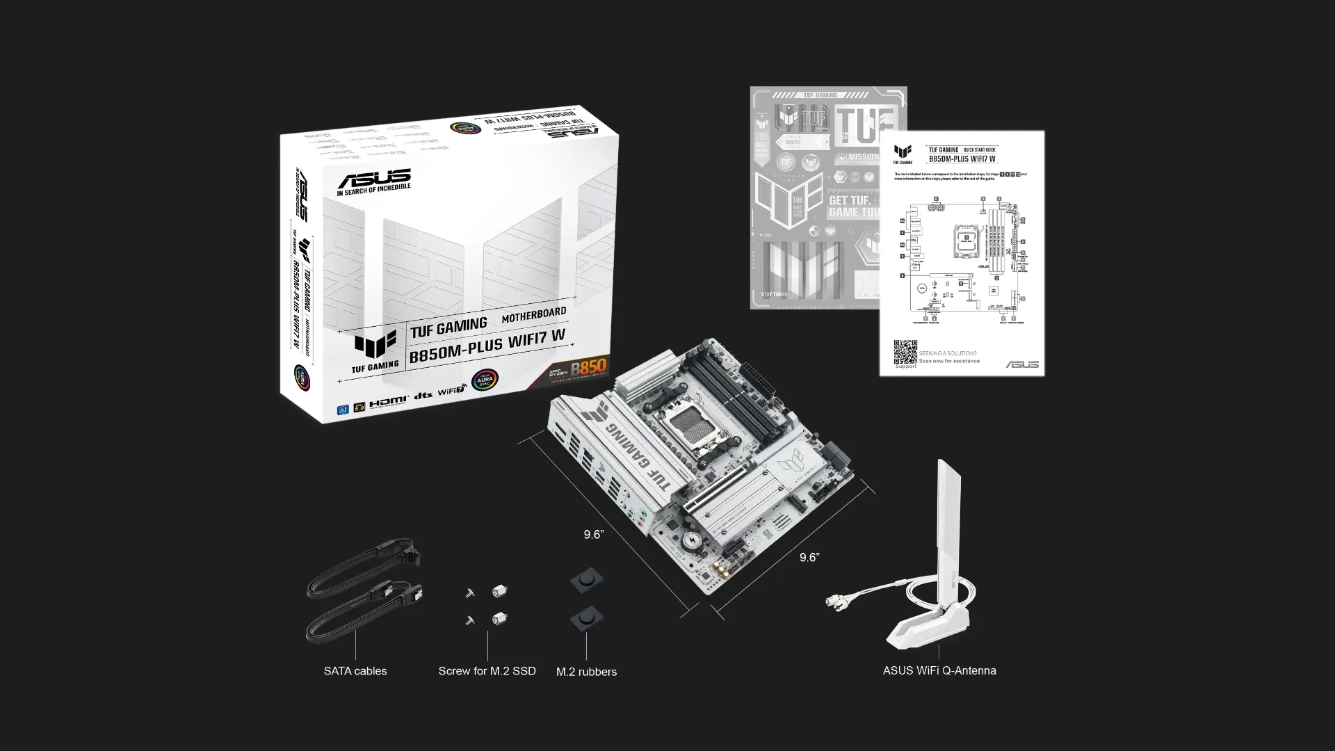 Материнська плата ASUS TUF GAMING B850M-PLUS WIFI7 W (90MB1MD0-M0EAY0)