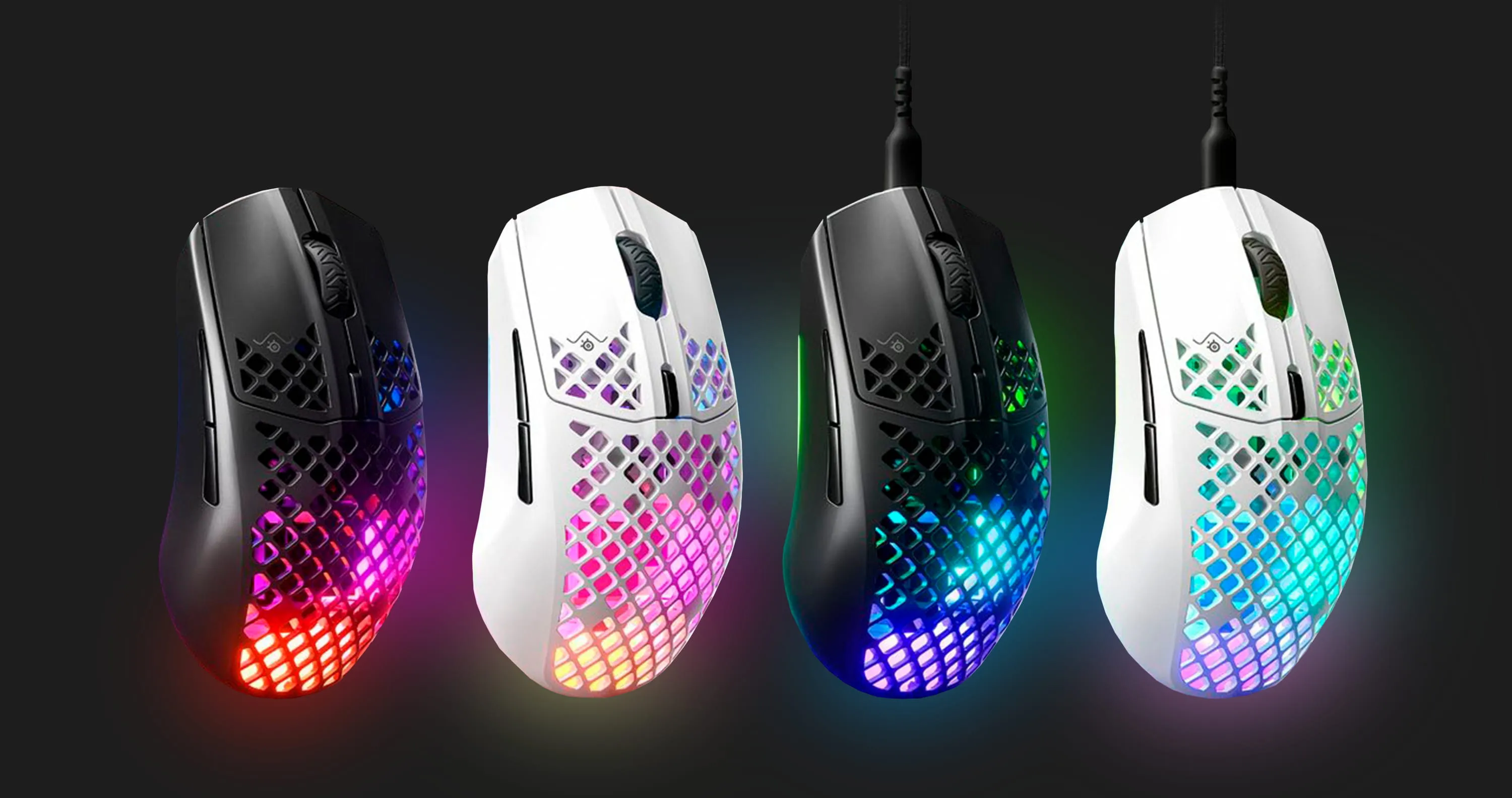 Ігрова миша SteelSeries Aerox 3 Wireless (Snow White) (UA)
