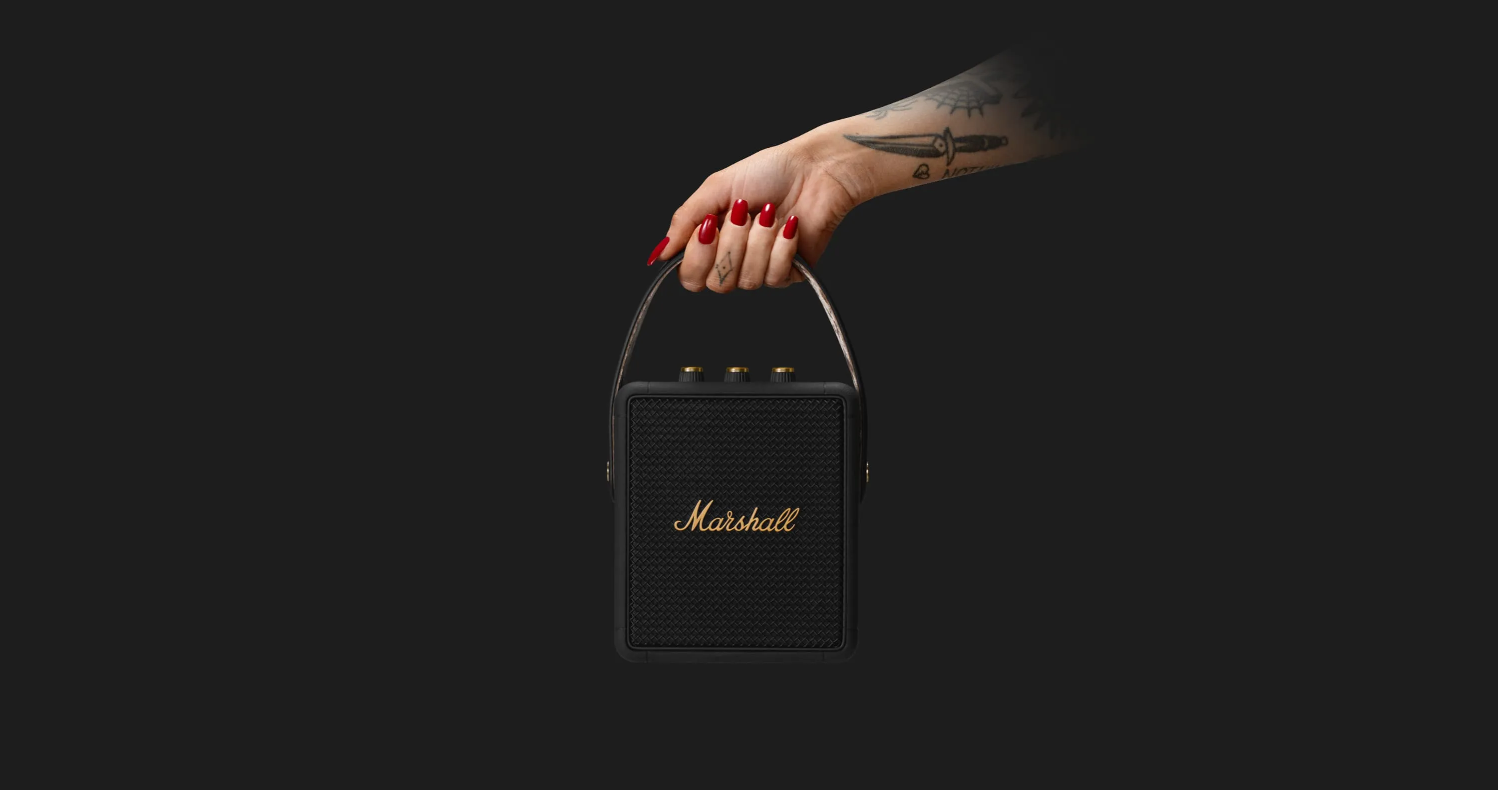 Акустика Marshall Portable Speaker Stockwell II (Black and Brass)