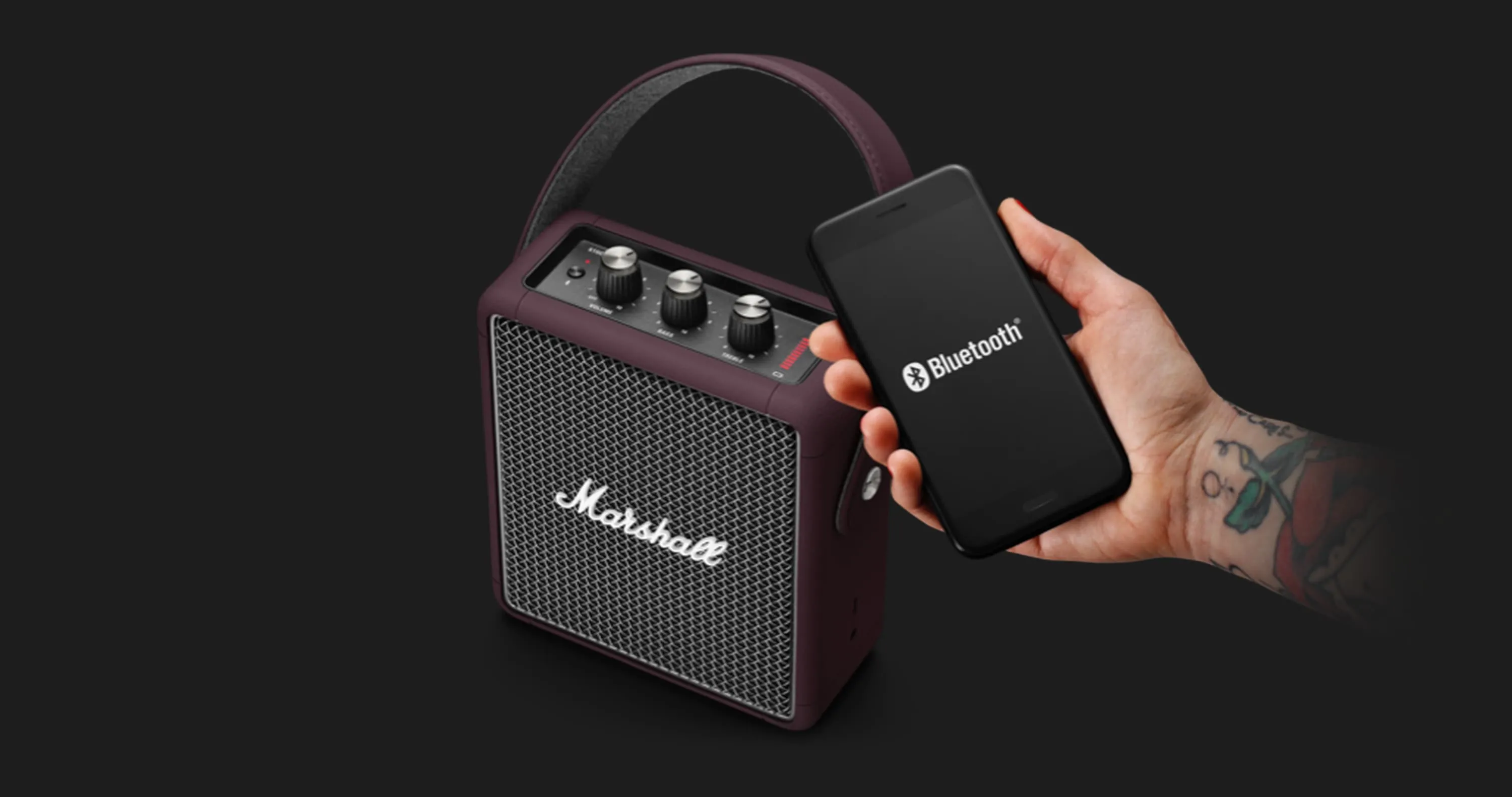 Акустика Marshall Portable Speaker Stockwell II (Black and Brass)