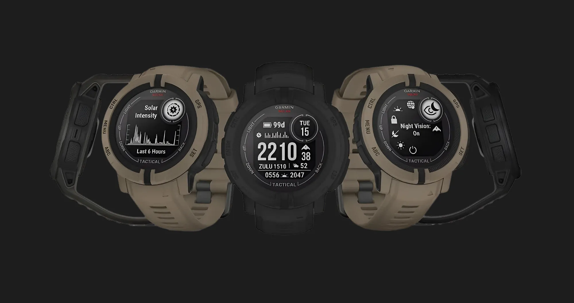 Garmin Instinct 2 Solar Tactical Edition Black