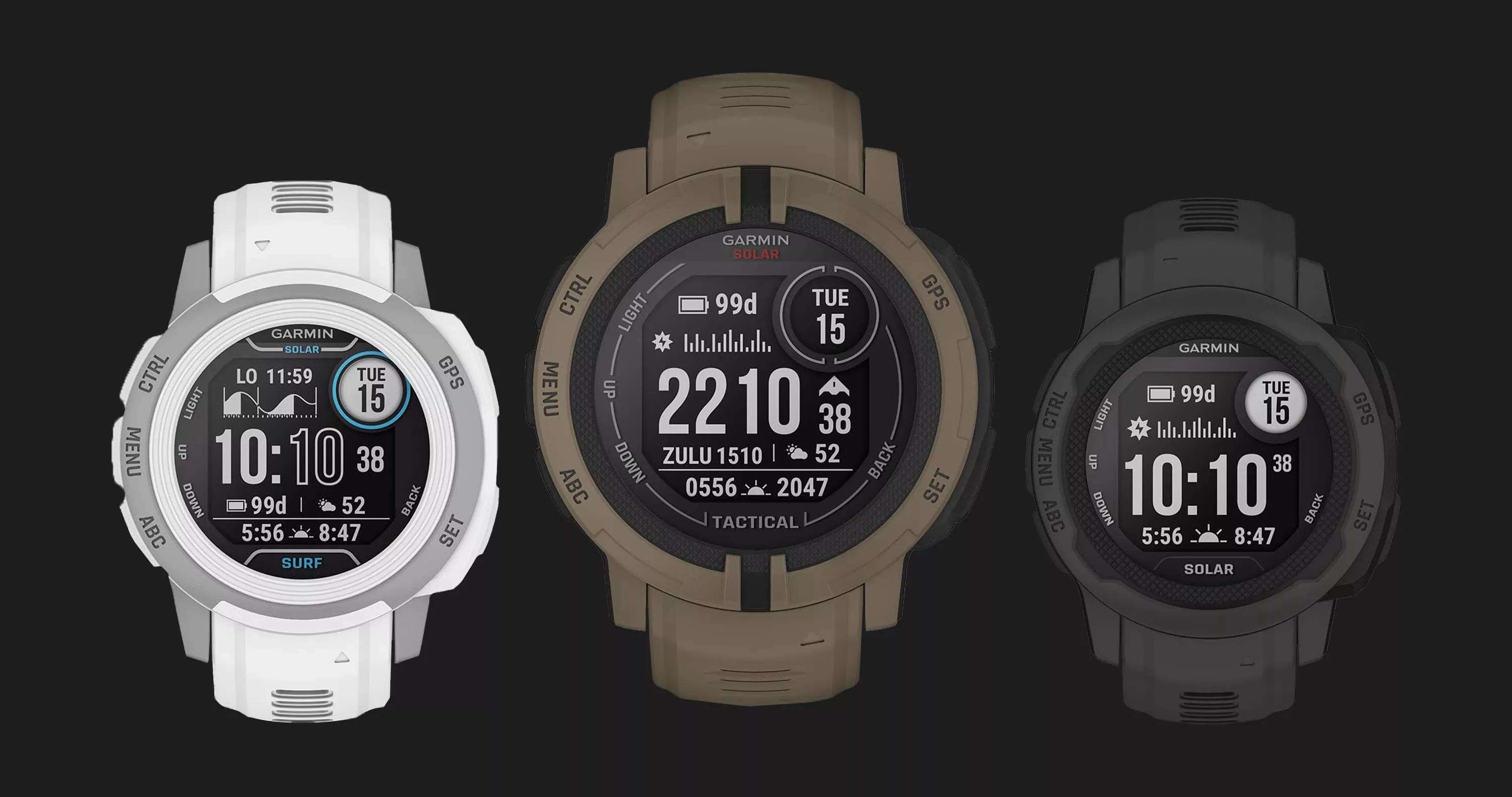Garmin Instinct 2 Solar Tactical Edition Black
