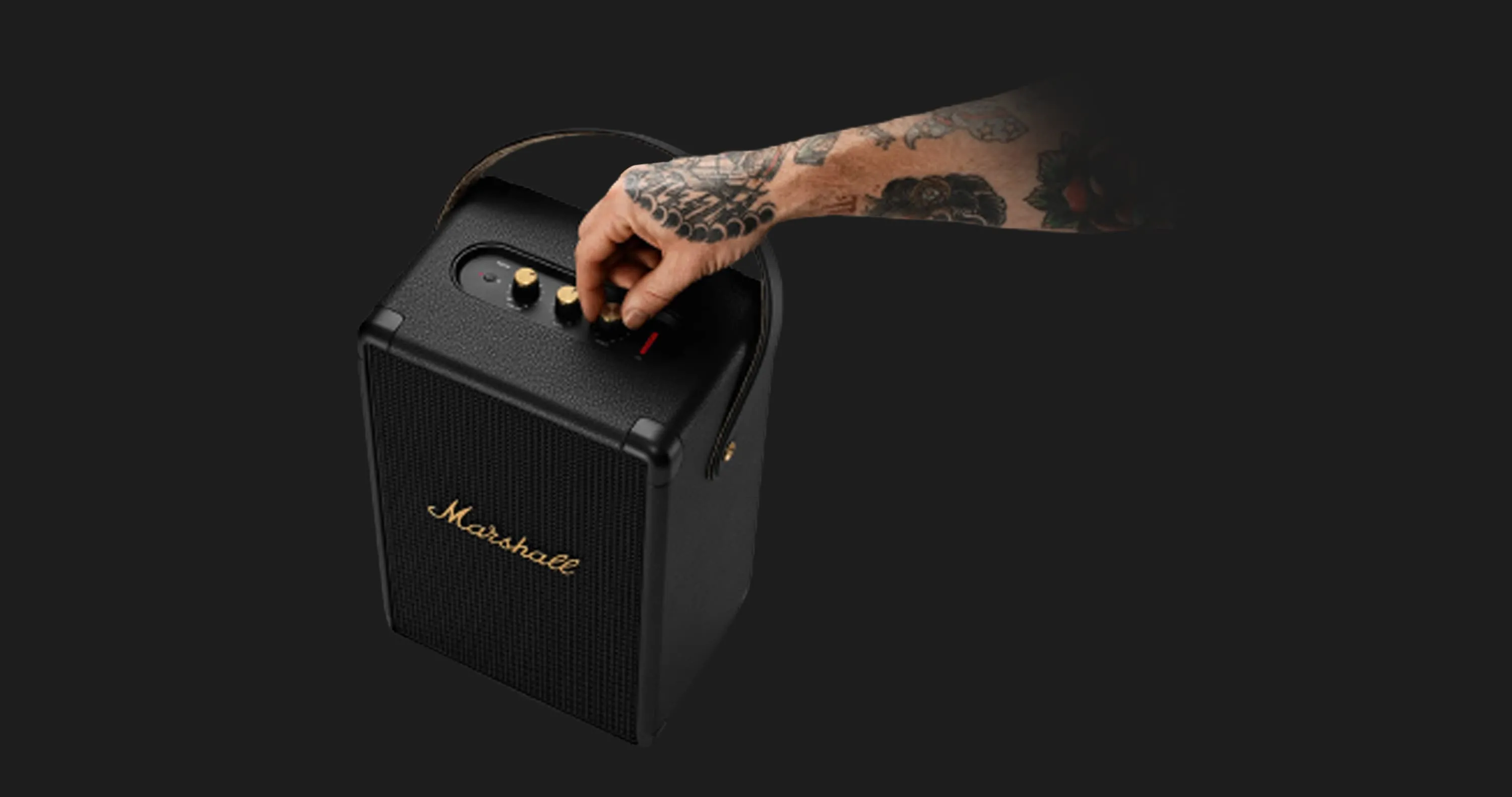Акустика Marshall Portable Speaker Tufton (Black and Brass)