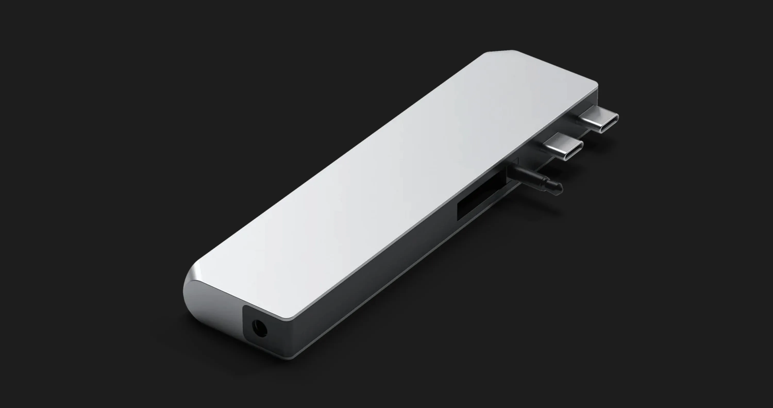 Satechi Aluminum USB-C Pro Hub Max Adapter (ST-UCPHMXS) (Silver)