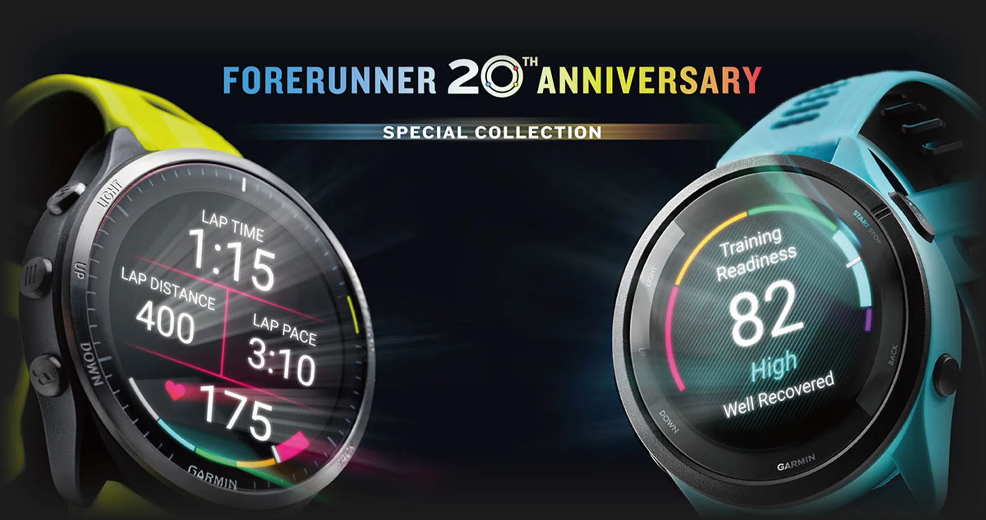 Garmin Forerunner 965 Titanium Bezel, Whitestone Case