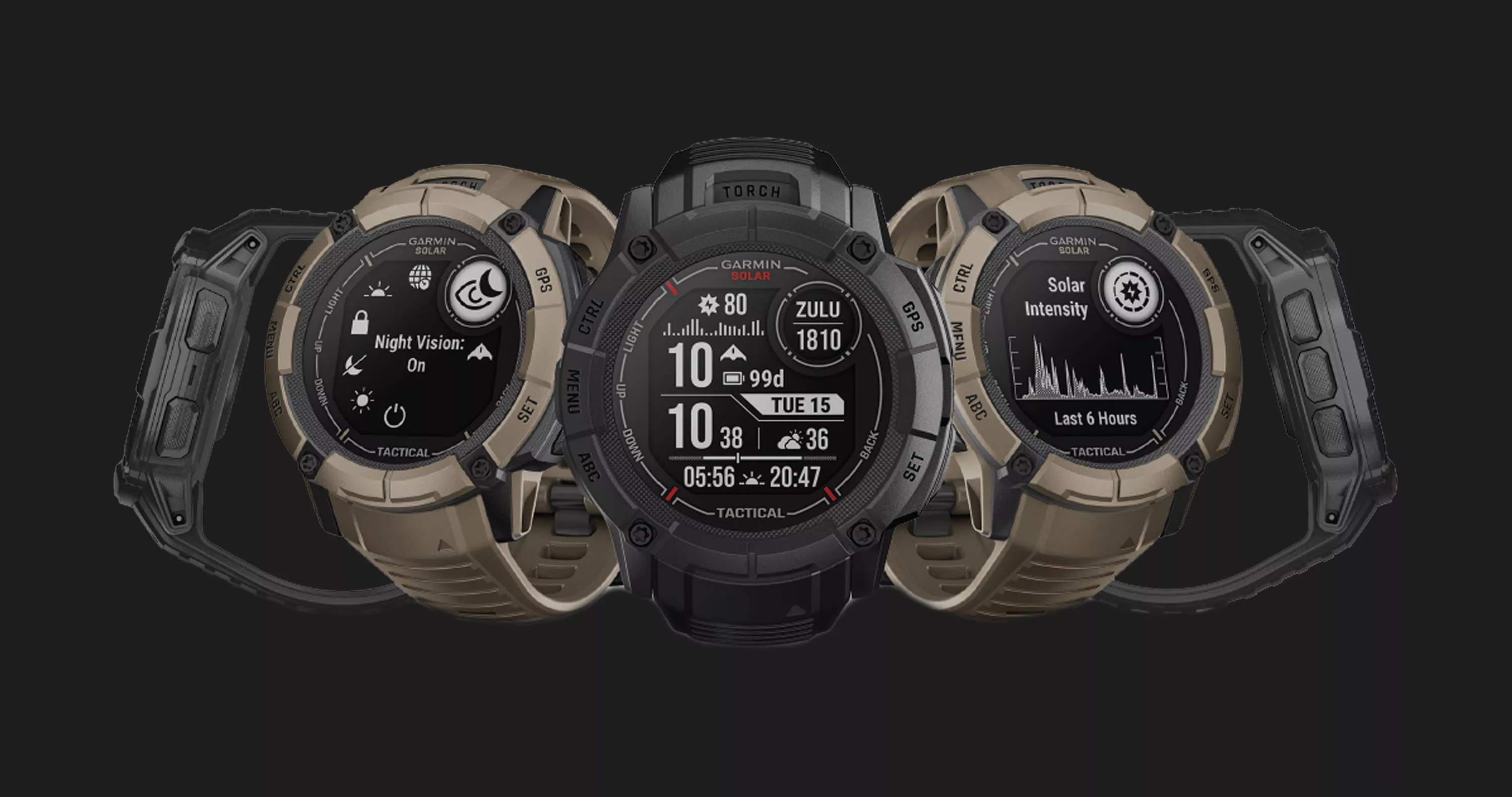 Garmin Instinct 2X Solar Tactical Edition Coyote Tan