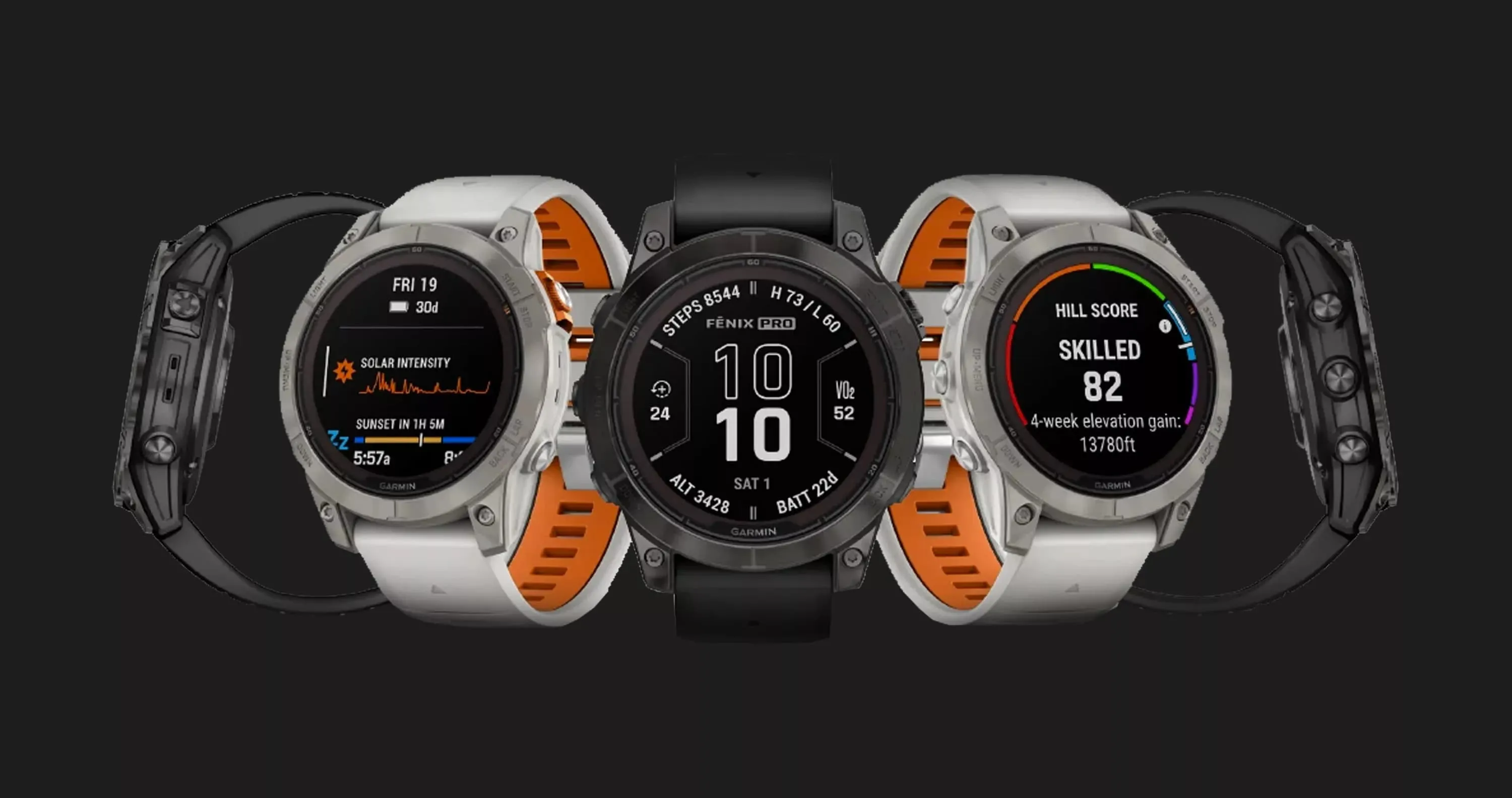 Garmin Fenix 7X Pro Solar Slate Gray with Black Band
