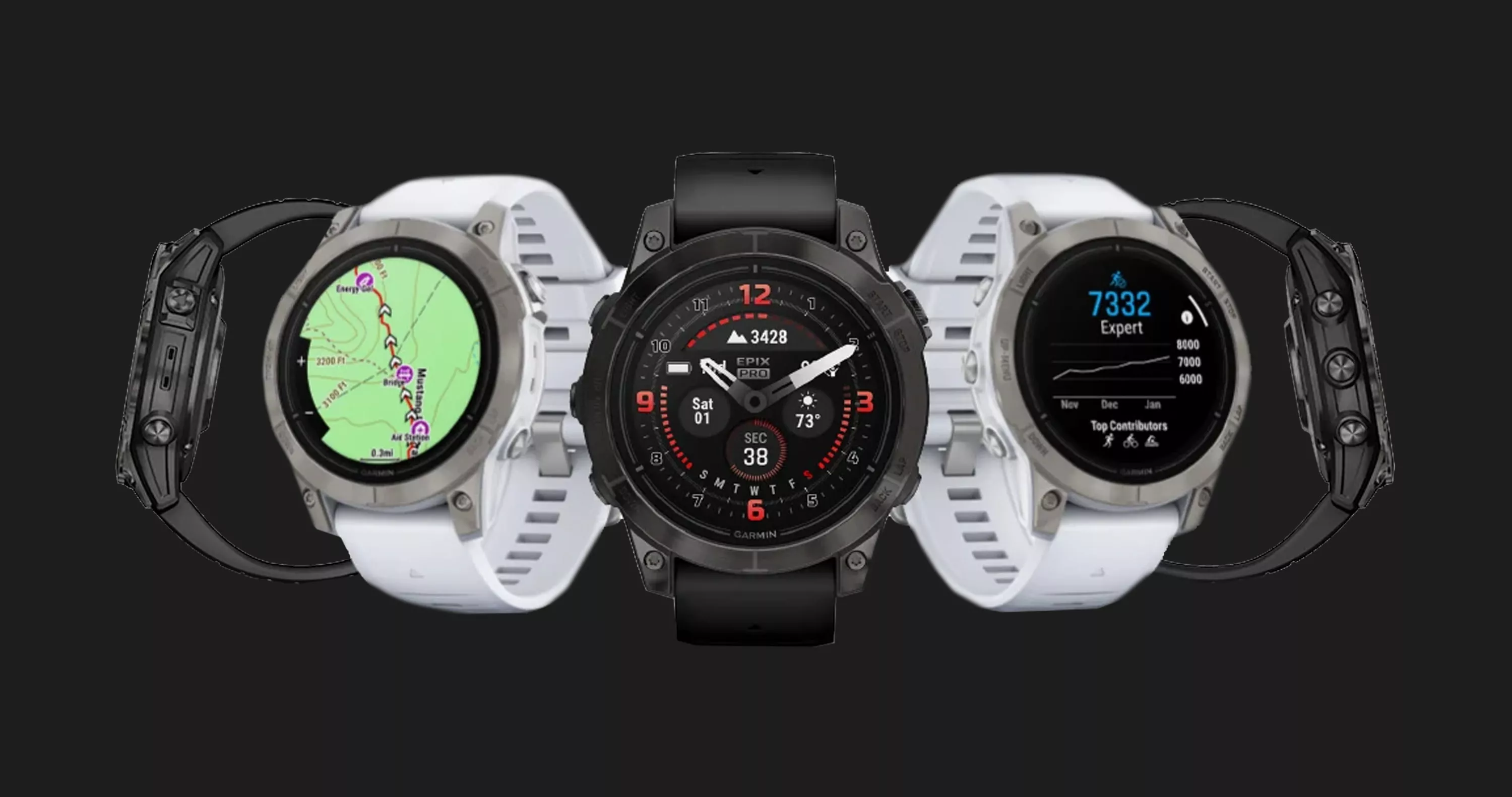 Garmin Epix Pro (Gen 2) Sapphire 47mm Titanium with Whitestone Band