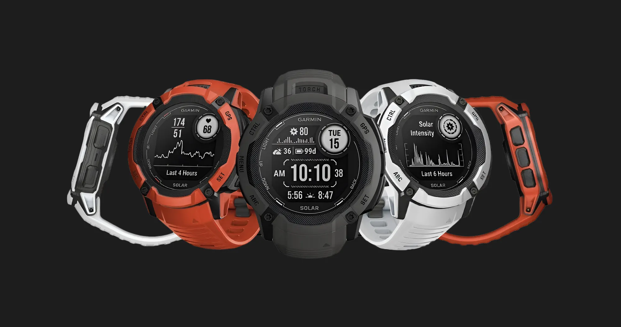 Garmin Instinct 2X Solar Flame Red