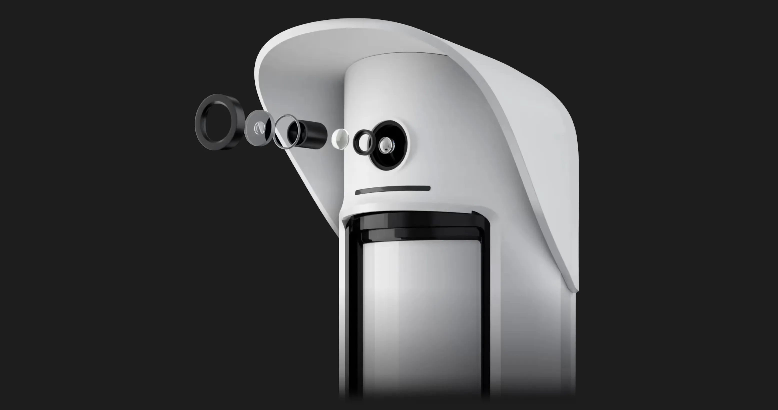 Бездротовий датчик руху з камерою та фото по запиту Ajax MotionCam Outdoor PhOD, Jeweller, (White)