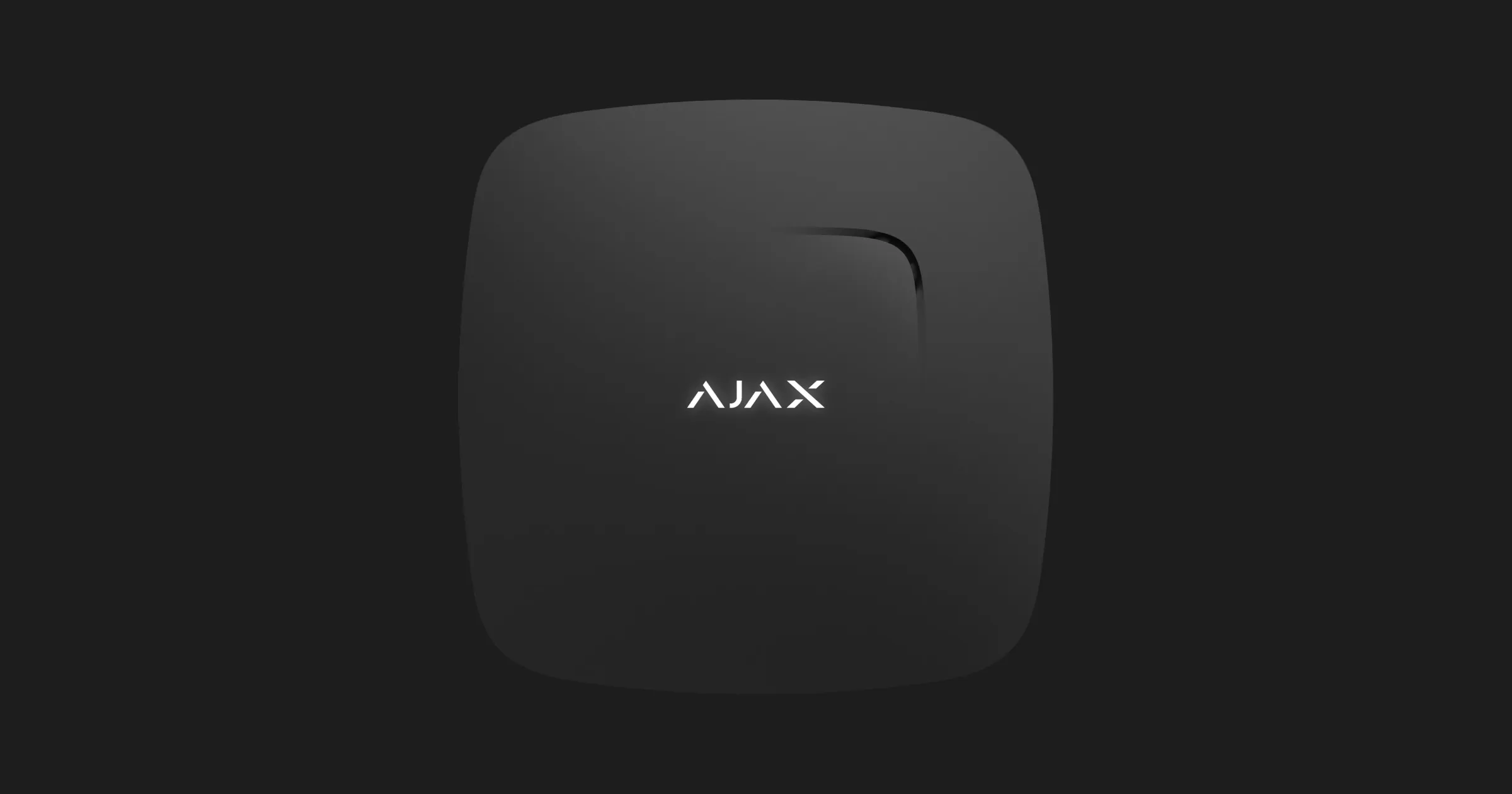Датчик диму і чадного газу Ajax FireProtect Plus, Jeweller, бездротовий, (Black)