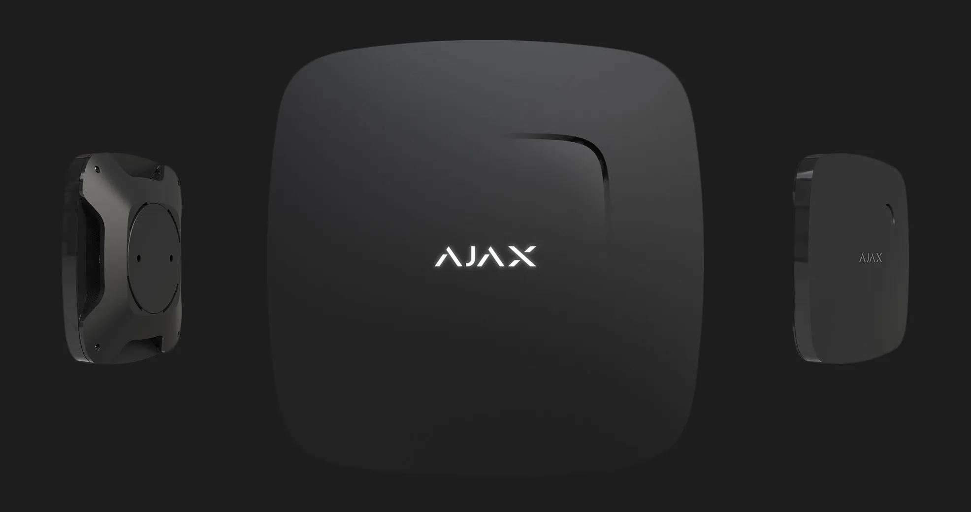 Датчик диму і чадного газу Ajax FireProtect Plus, Jeweller, бездротовий, (White)