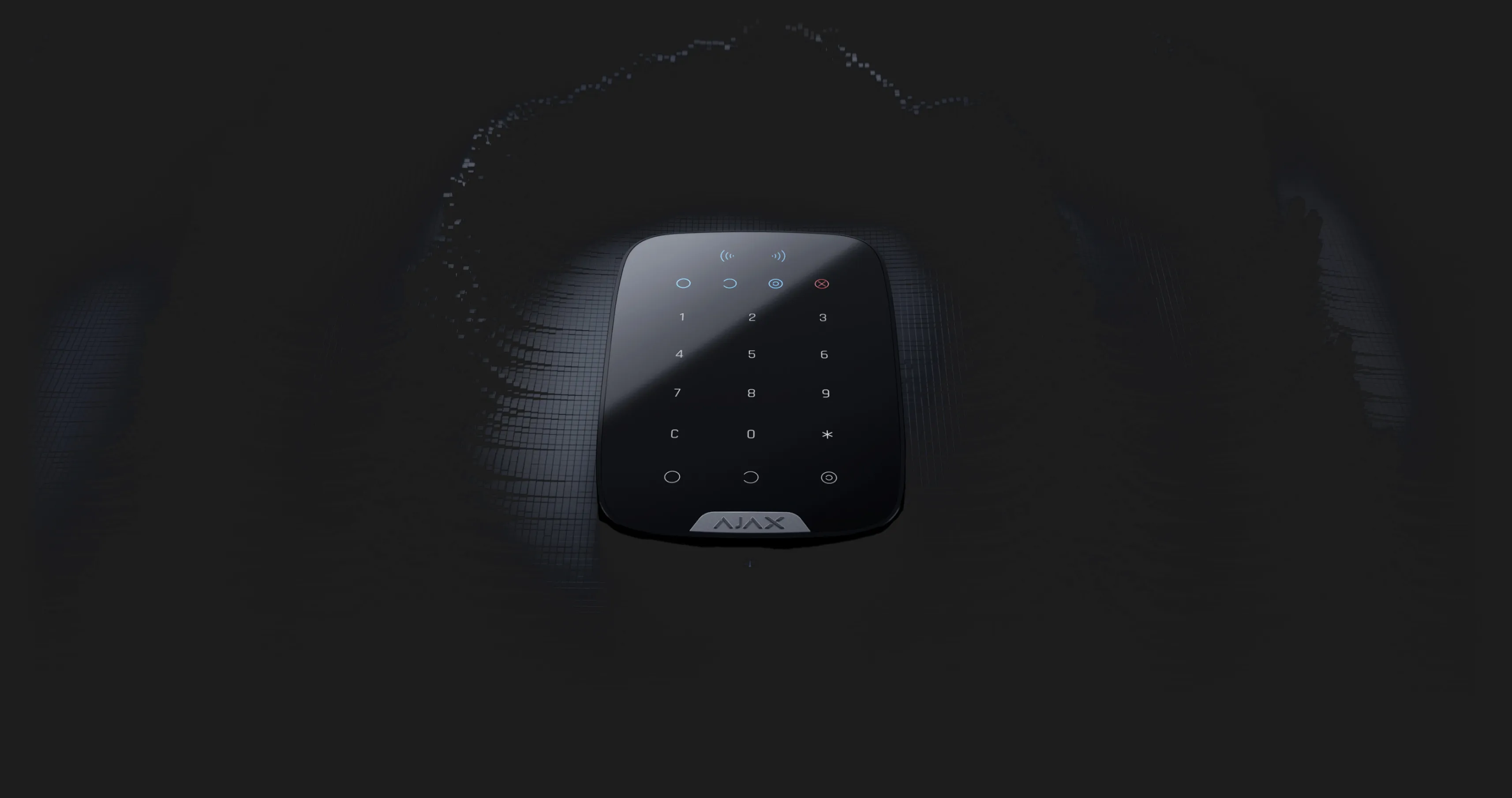 Бездротова сенсорна клавіатура Ajax Keypad Plus (White)