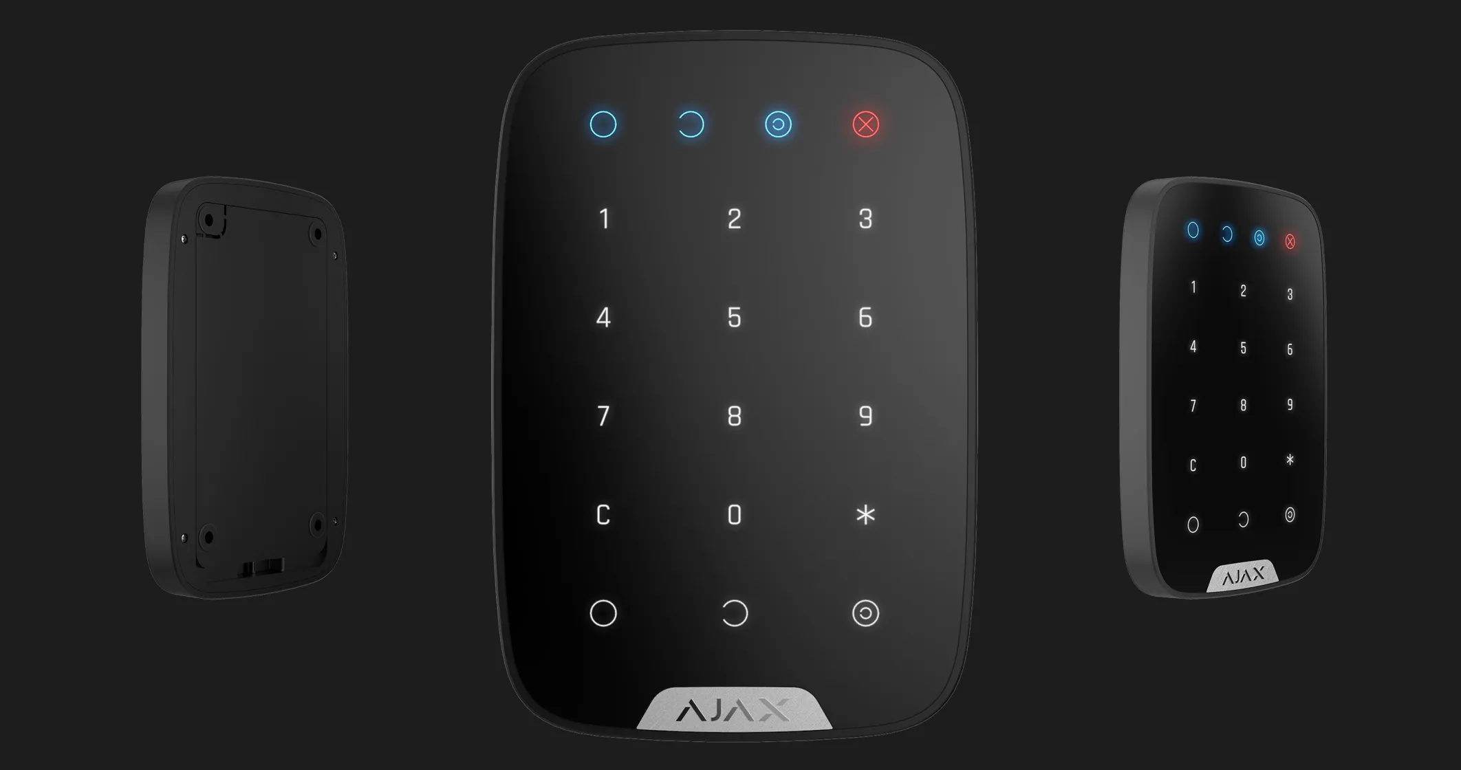 Бездротова сенсорна клавіатура Ajax KeyPad (Black)
