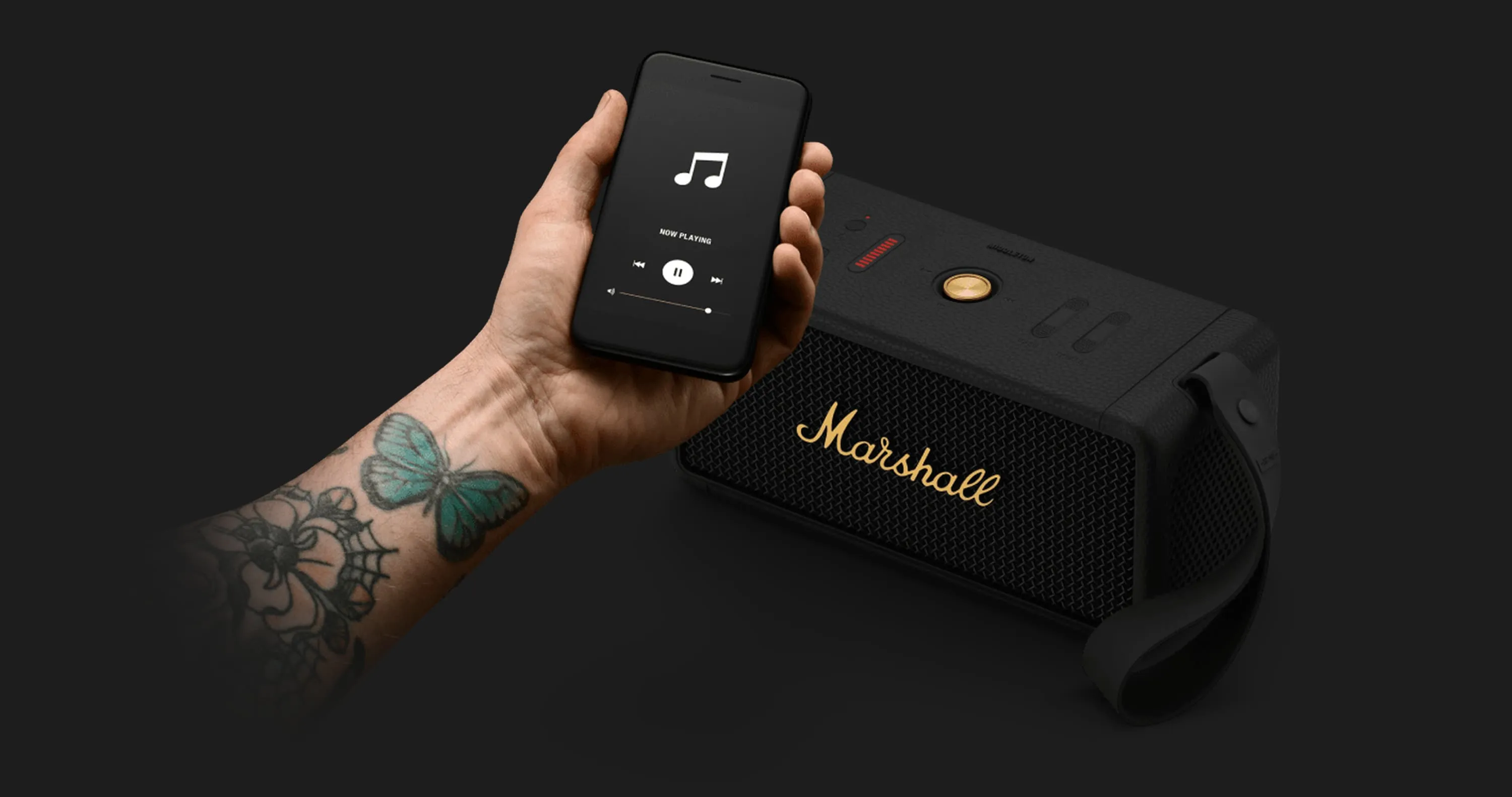 Акустика Marshall Portable Speaker Middleton (Cream)
