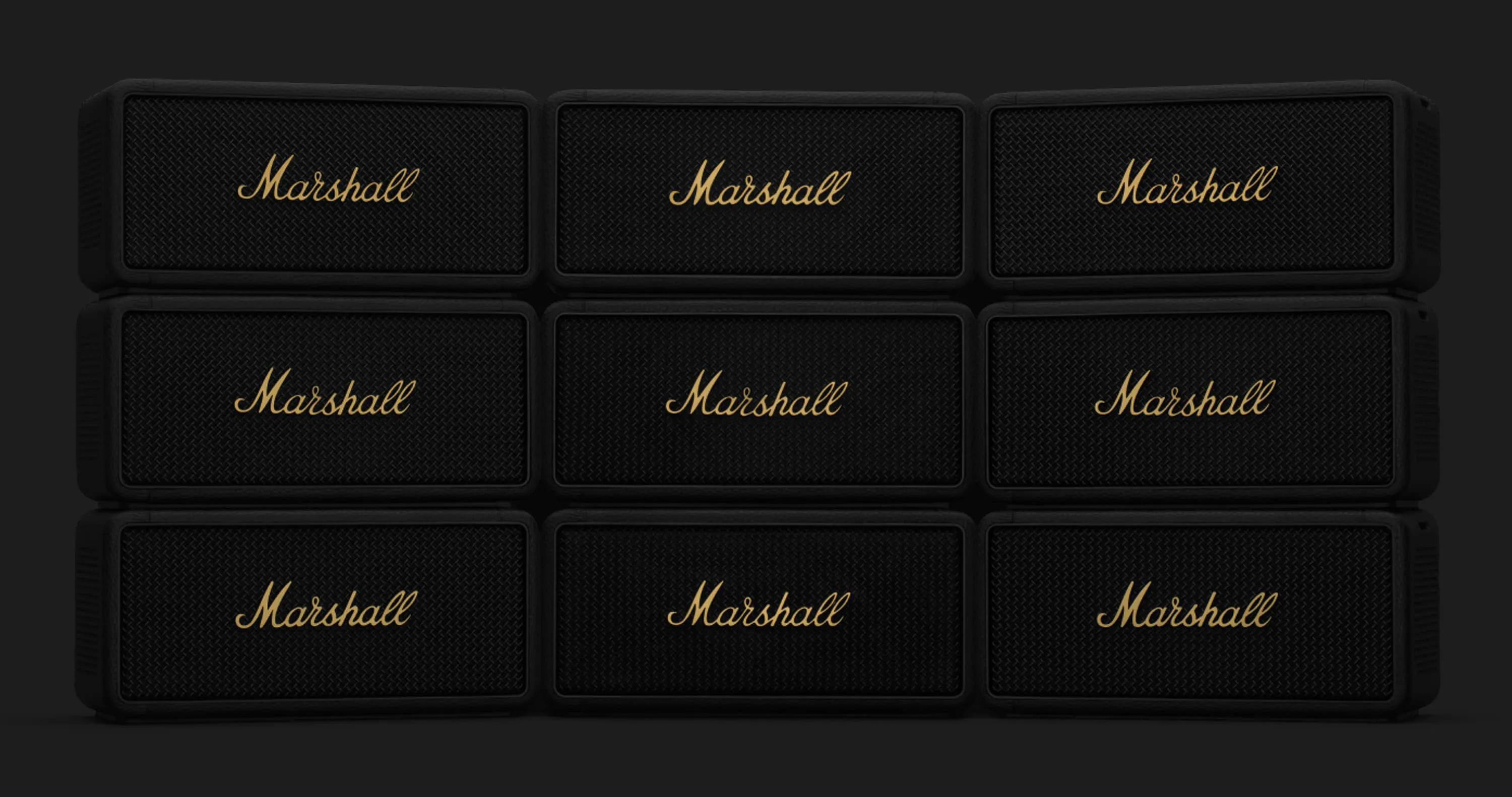 Акустика Marshall Portable Speaker Middleton (Black and Brass)