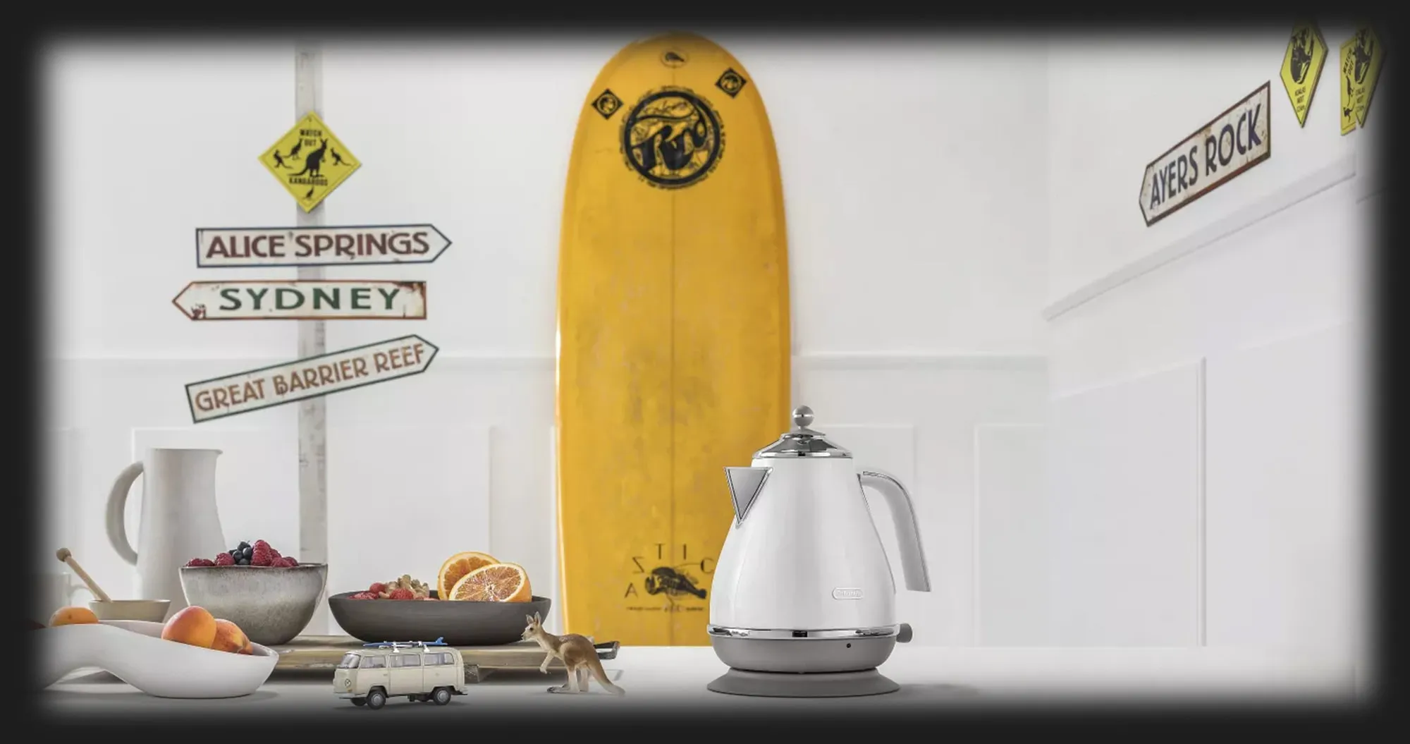 Електрочайник DeLonghi Icona Capitals (Yellow)