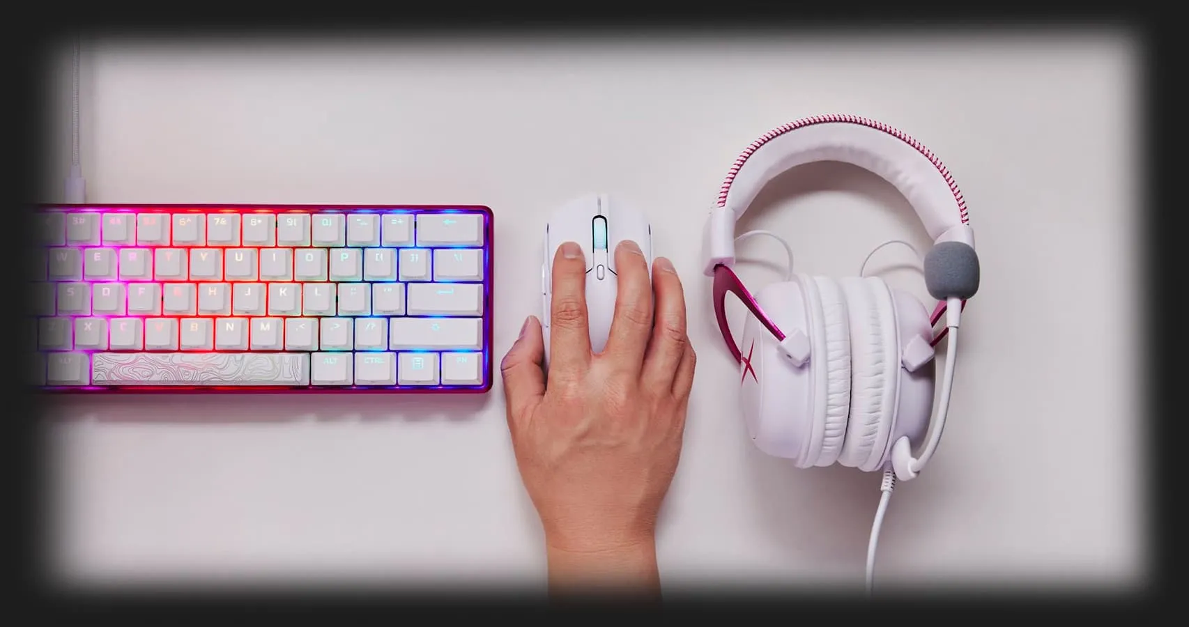 Ігрова миша HyperX Pulsefire Haste 2 WL (White) (UA)