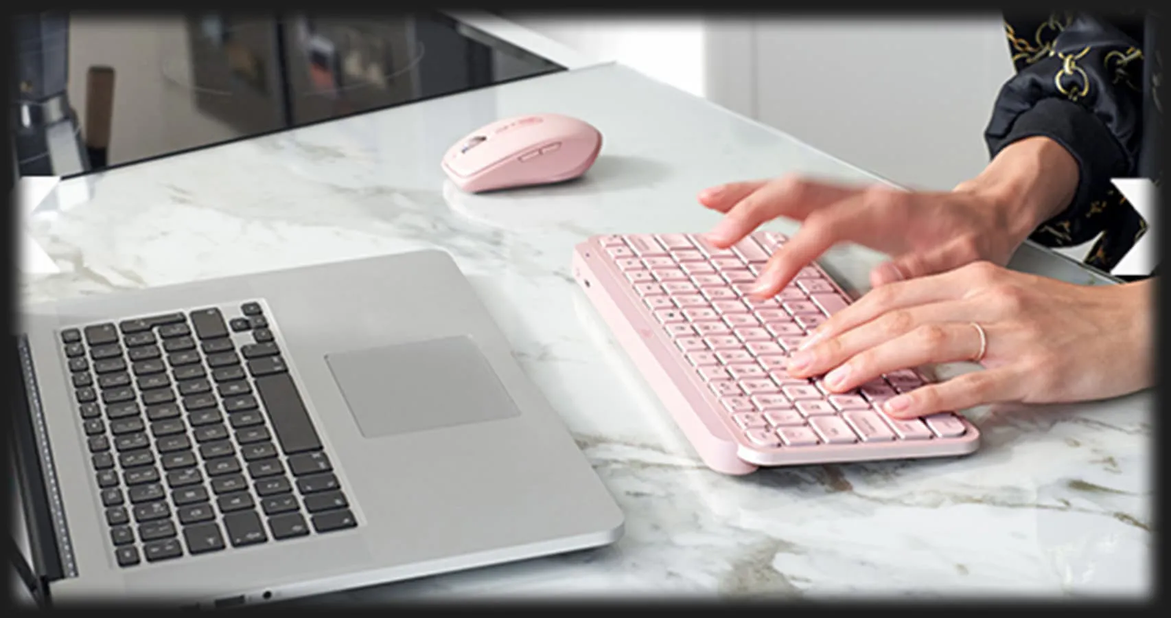 Клавіатура бездротова Logitech MX Keys Mini Wireless Illuminated UA (Rose) (UA)