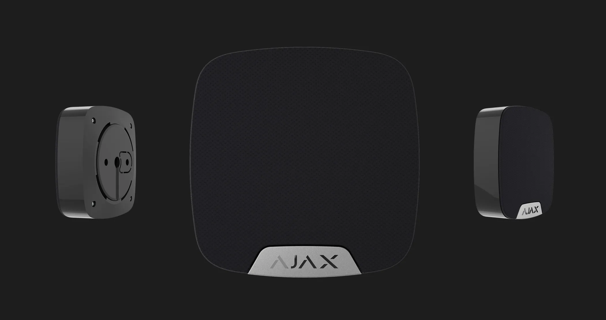 Бездротова кімнатна сирена Ajax HomeSiren 105 дБ (Black)