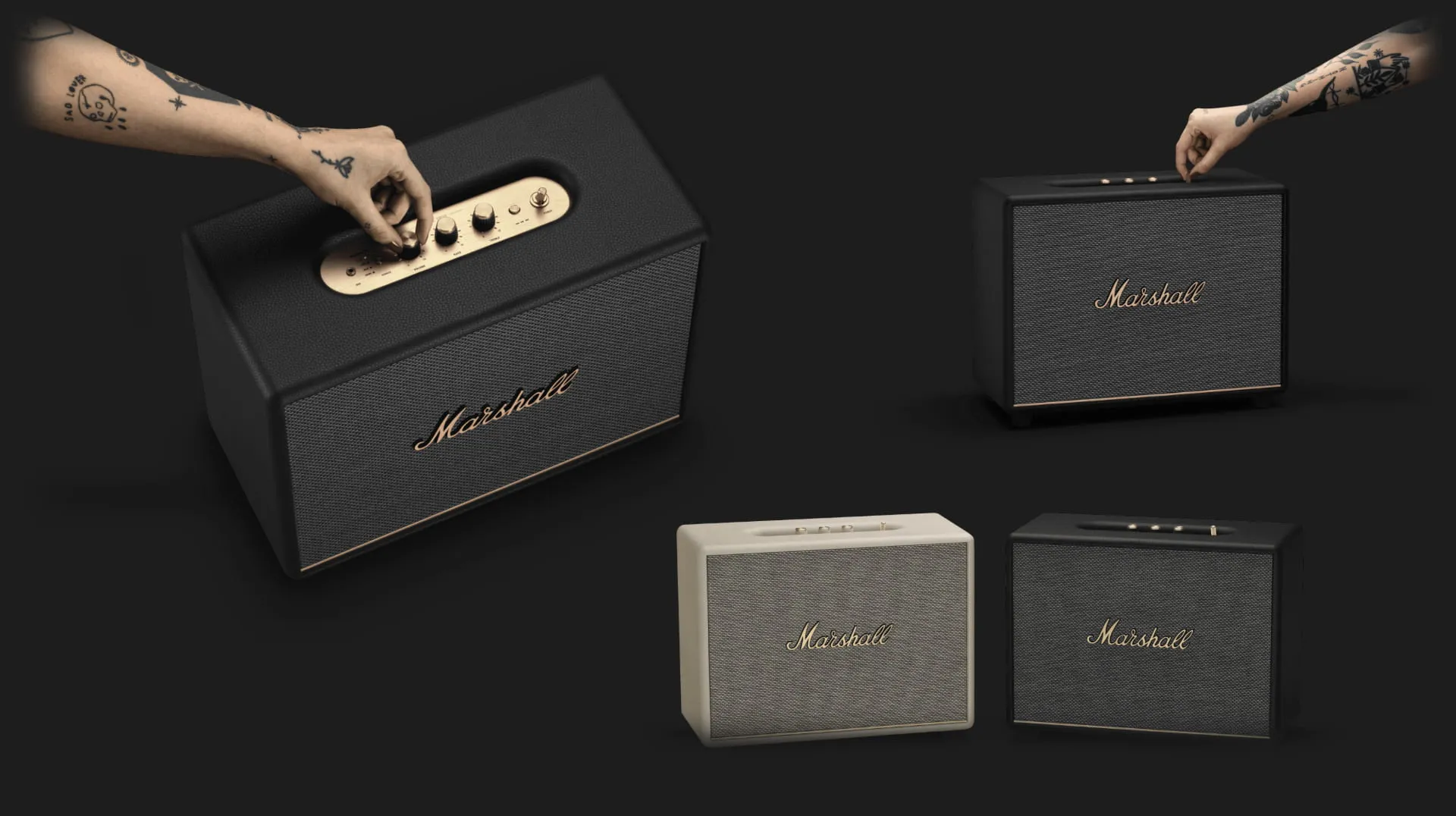 Акустика Marshall Woburn III Bluetooth (Cream)