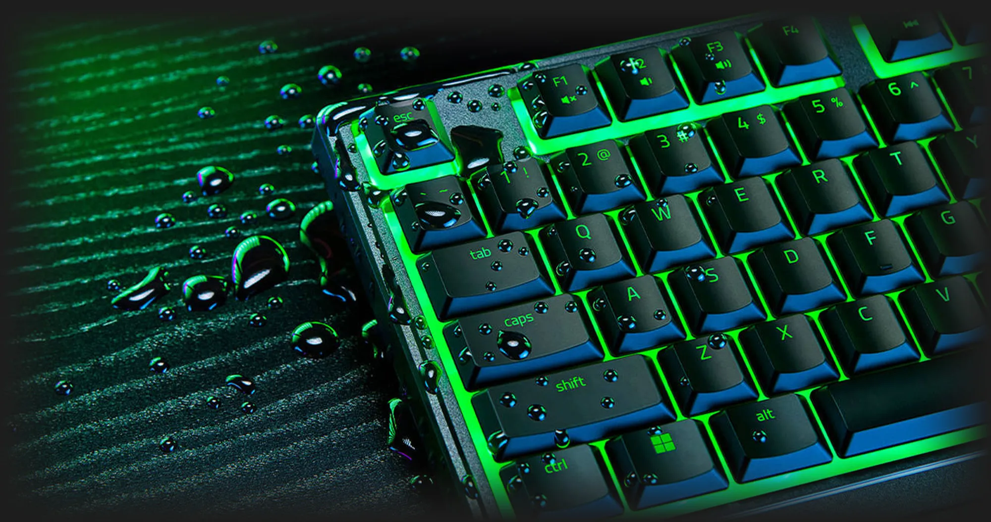 Клавіатура ігрова RAZER Ornata V3 X, UKR (Black) (RZ03-04471900-R371) (UA)