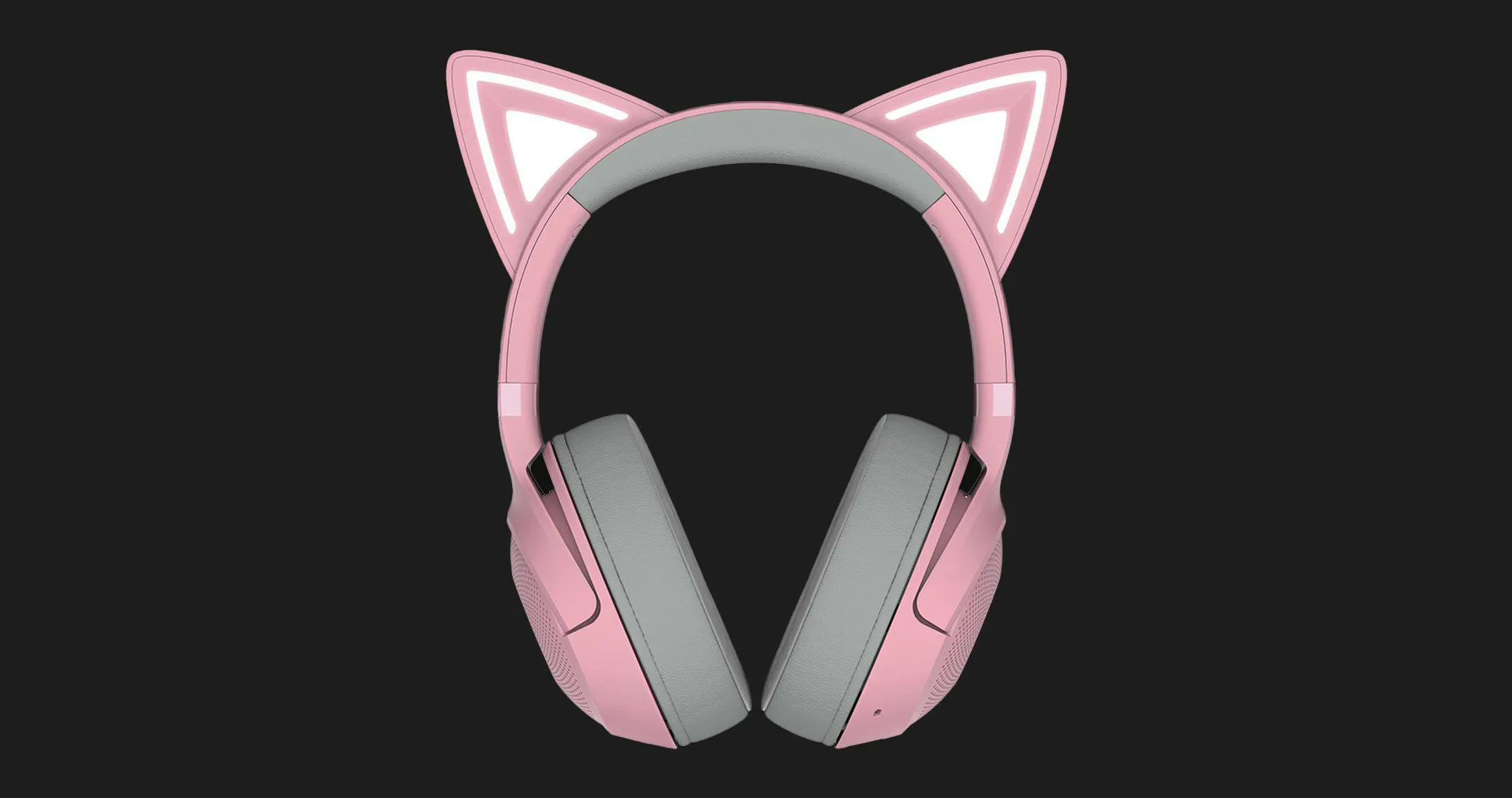 Ігрова гарнітура RAZER Kraken Kitty V2 BT (Quartz) (RZ04-04860100-R3M1) (UA)
