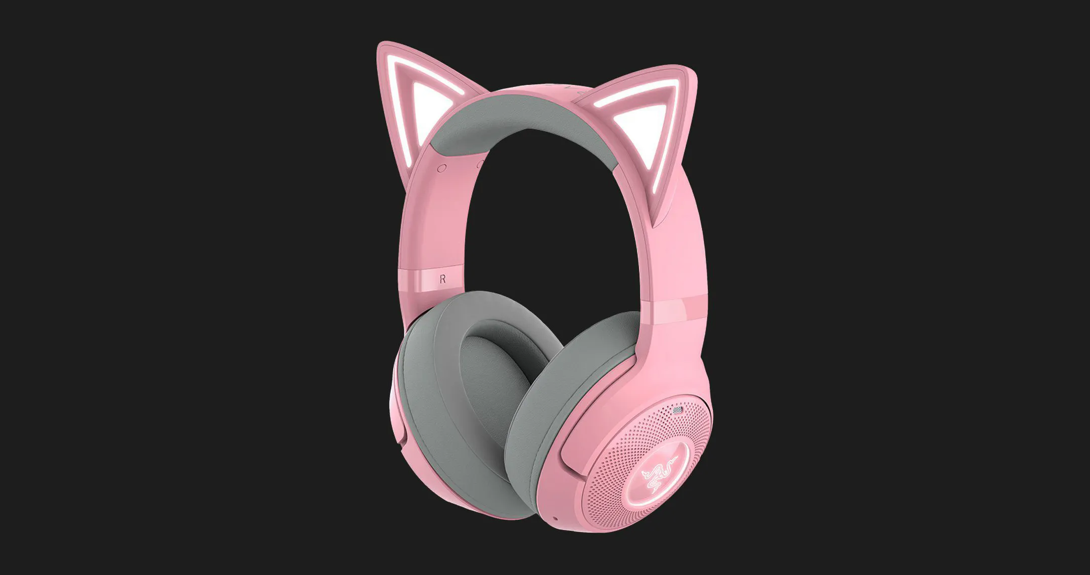 Ігрова гарнітура RAZER Kraken Kitty V2 BT (Quartz) (RZ04-04860100-R3M1) (UA)