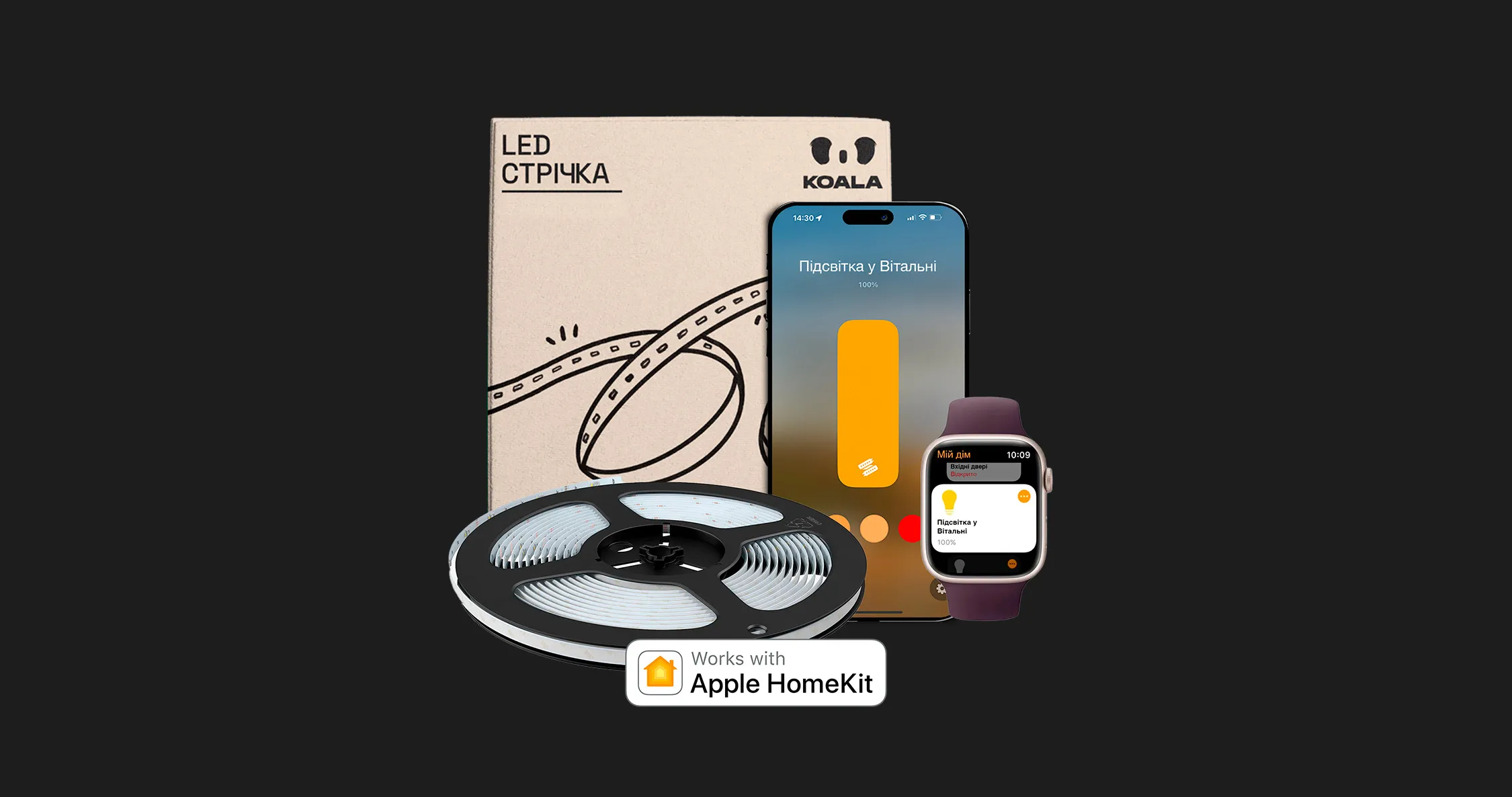 Розумна LED стрічка 6м, Koala